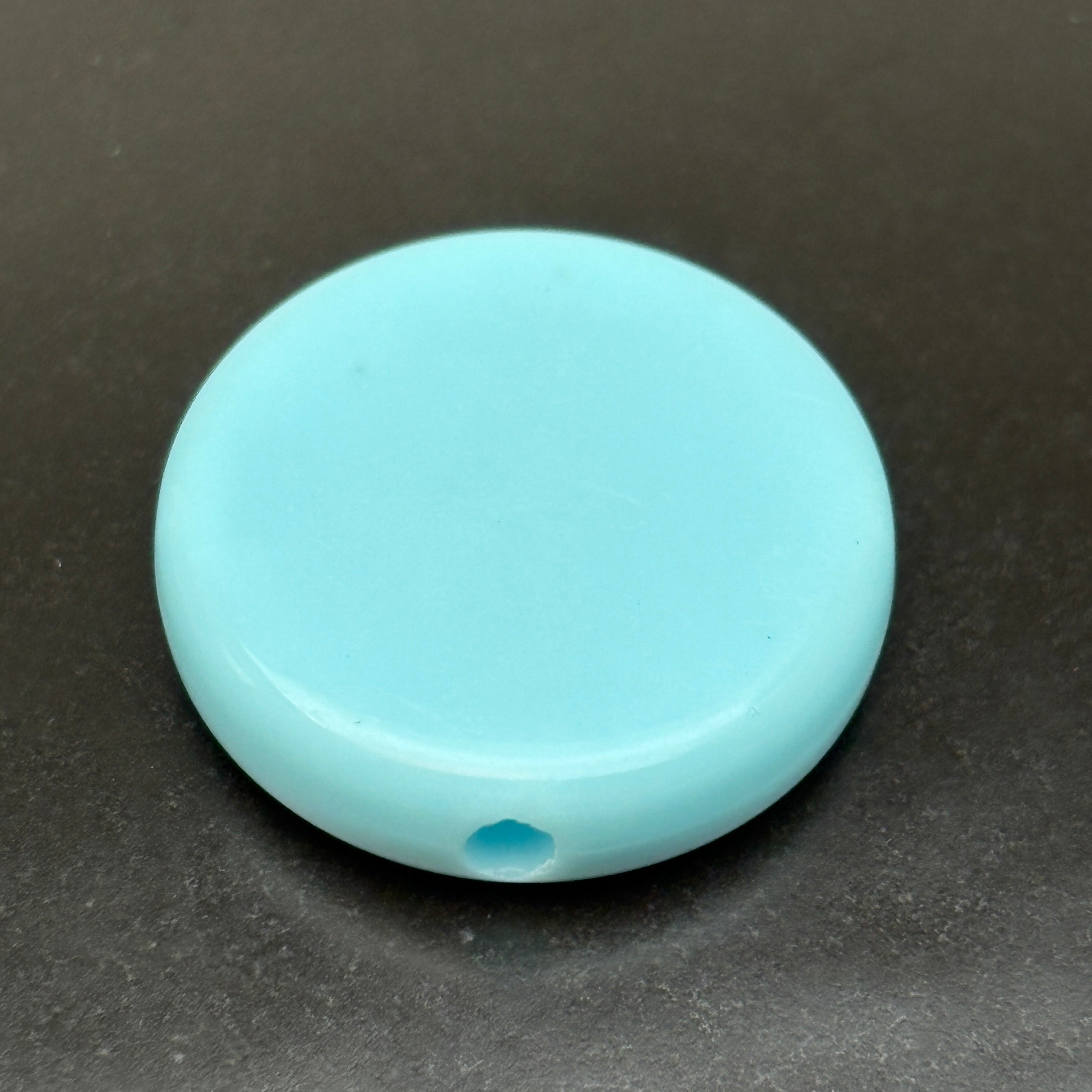 FS5454- 20mm Round Plate Based Beads, Round Plate Bottom Beads, Thickness 5mm, Fit Pen