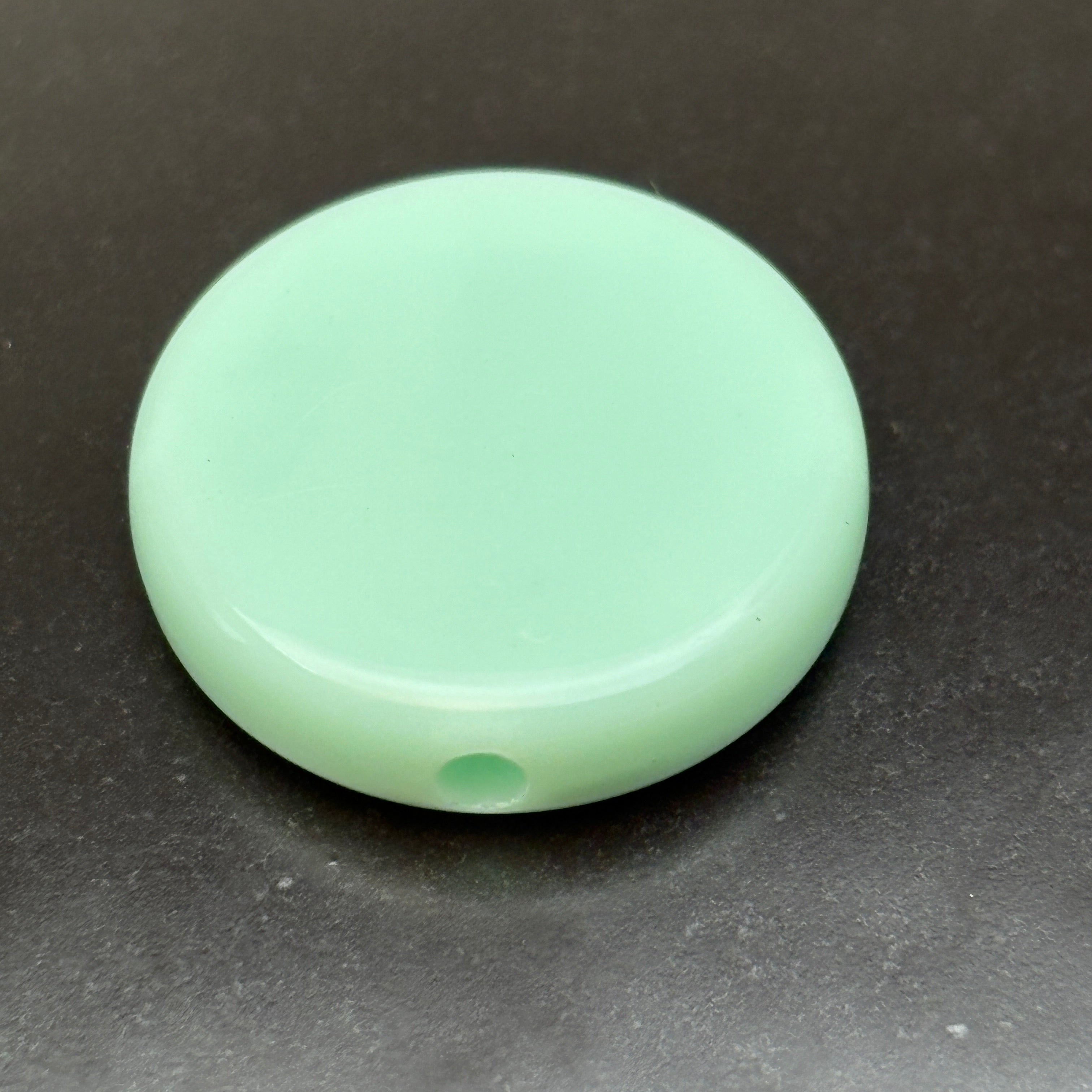 FS5454- 20mm Round Plate Based Beads, Round Plate Bottom Beads, Thickness 5mm, Fit Pen