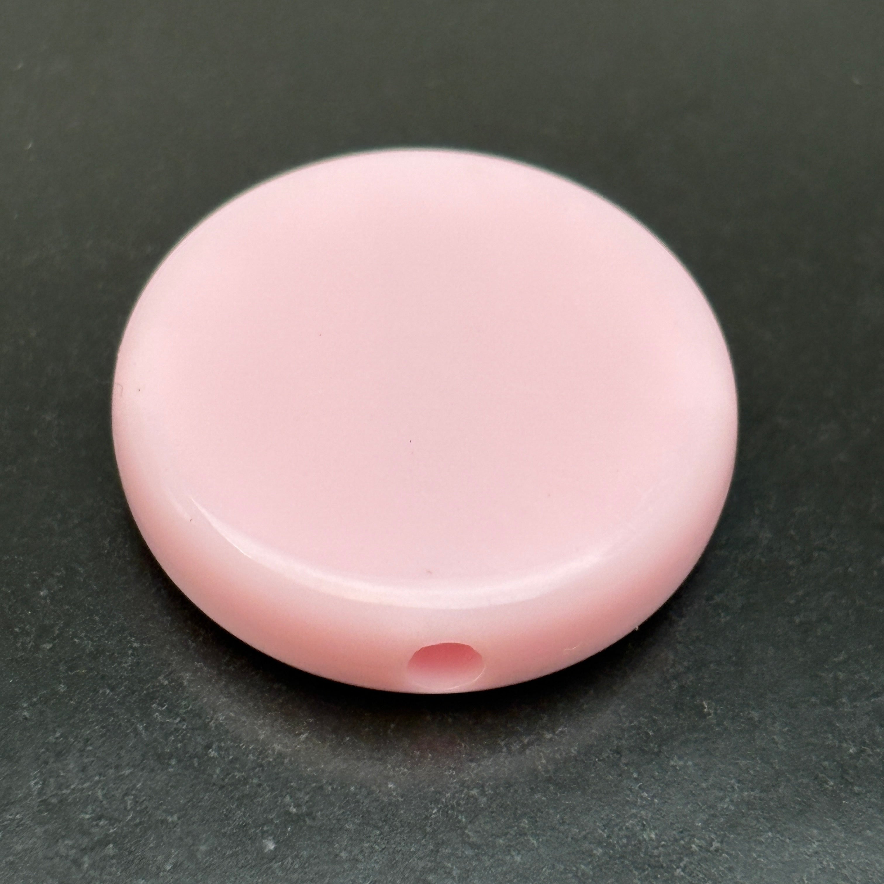 FS5454- 20mm Round Plate Based Beads, Round Plate Bottom Beads, Thickness 5mm, Fit Pen