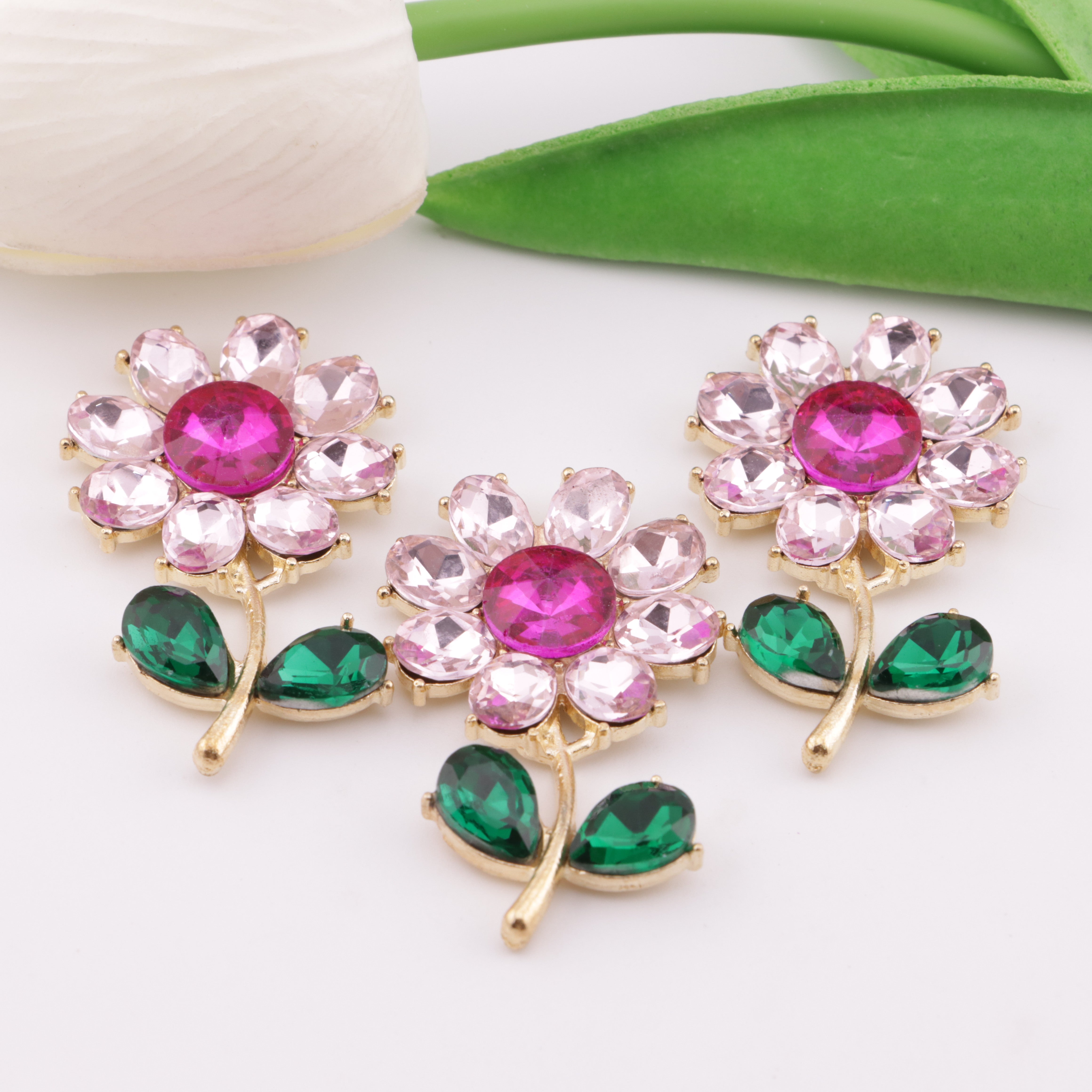 FS5729- Sunflower Alloy Patch Zoe's DIY Shop