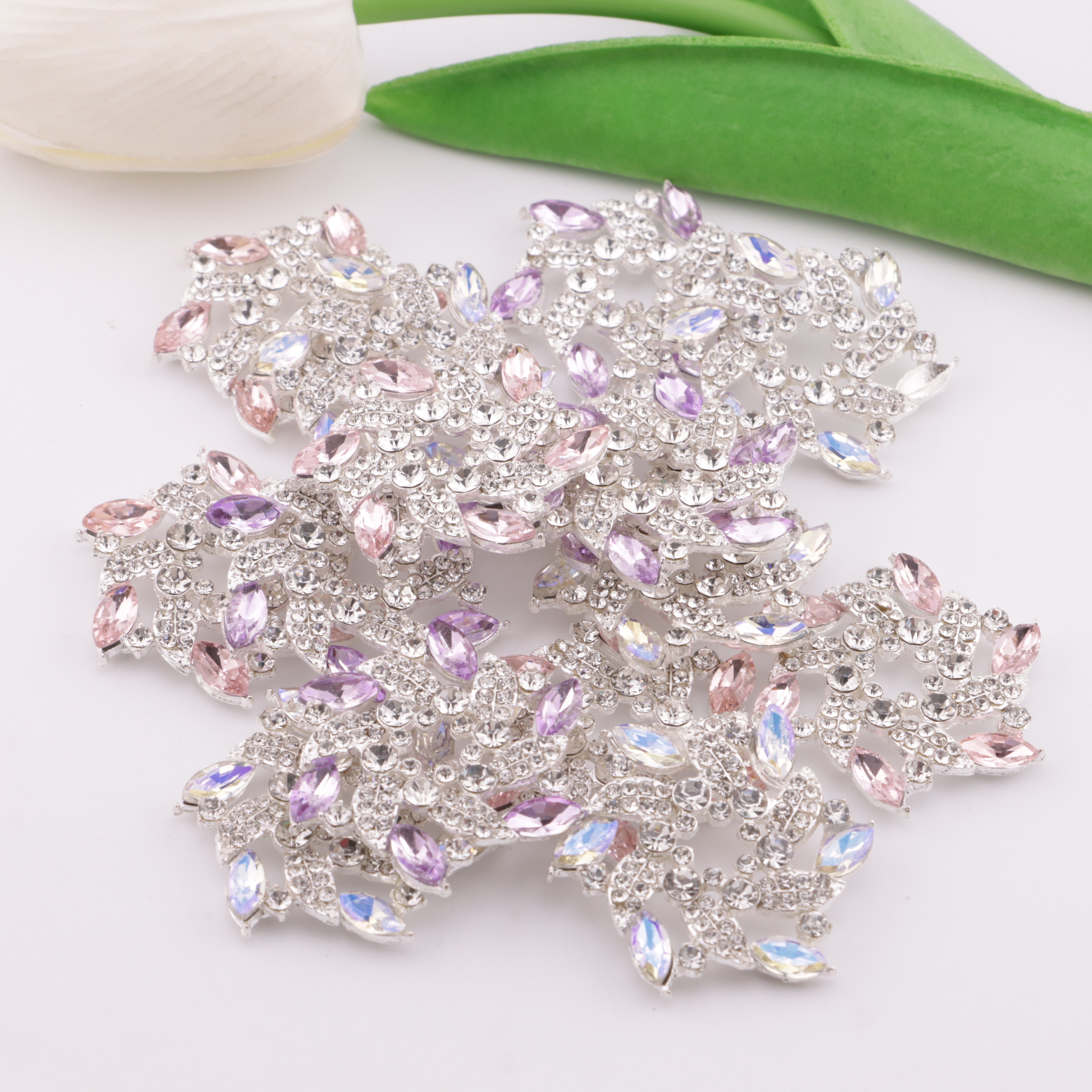 FS4863- Windmill Flowers, Alloy Charms Alloy Patches