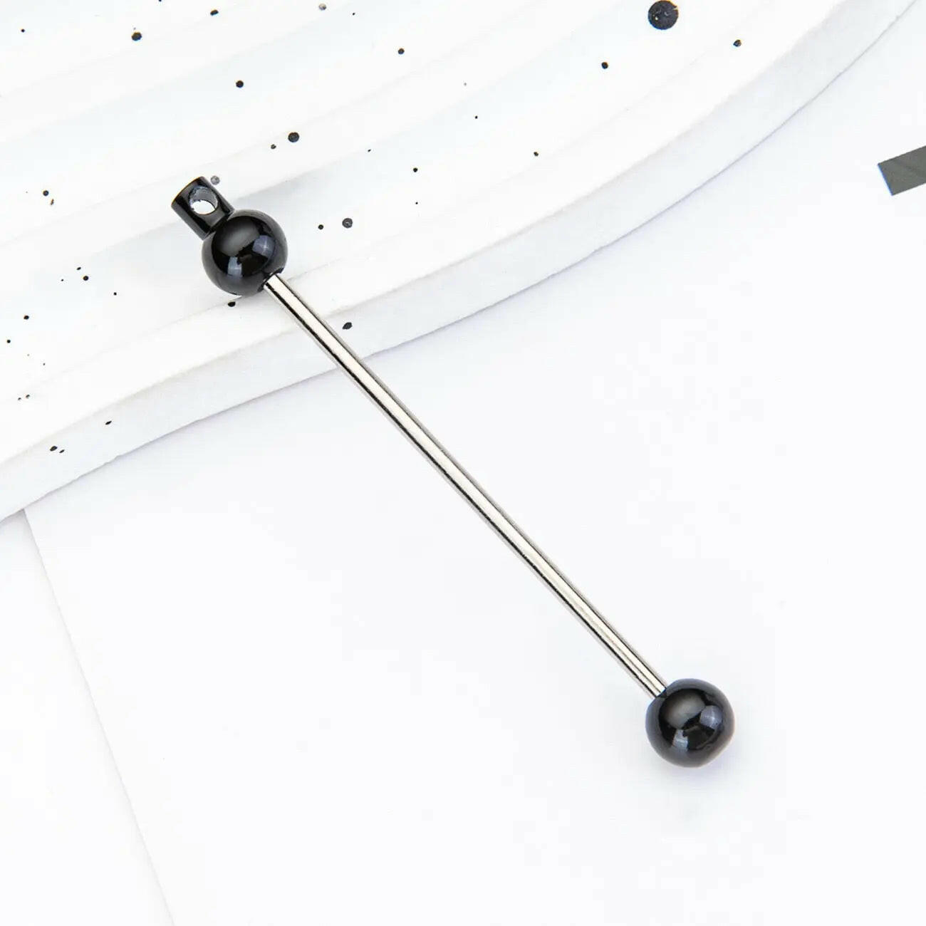 FS0268- 5.8cm*0.2cm DIY Beadable Bar for Keychains in Solid Colors Zoe's DIY Shop