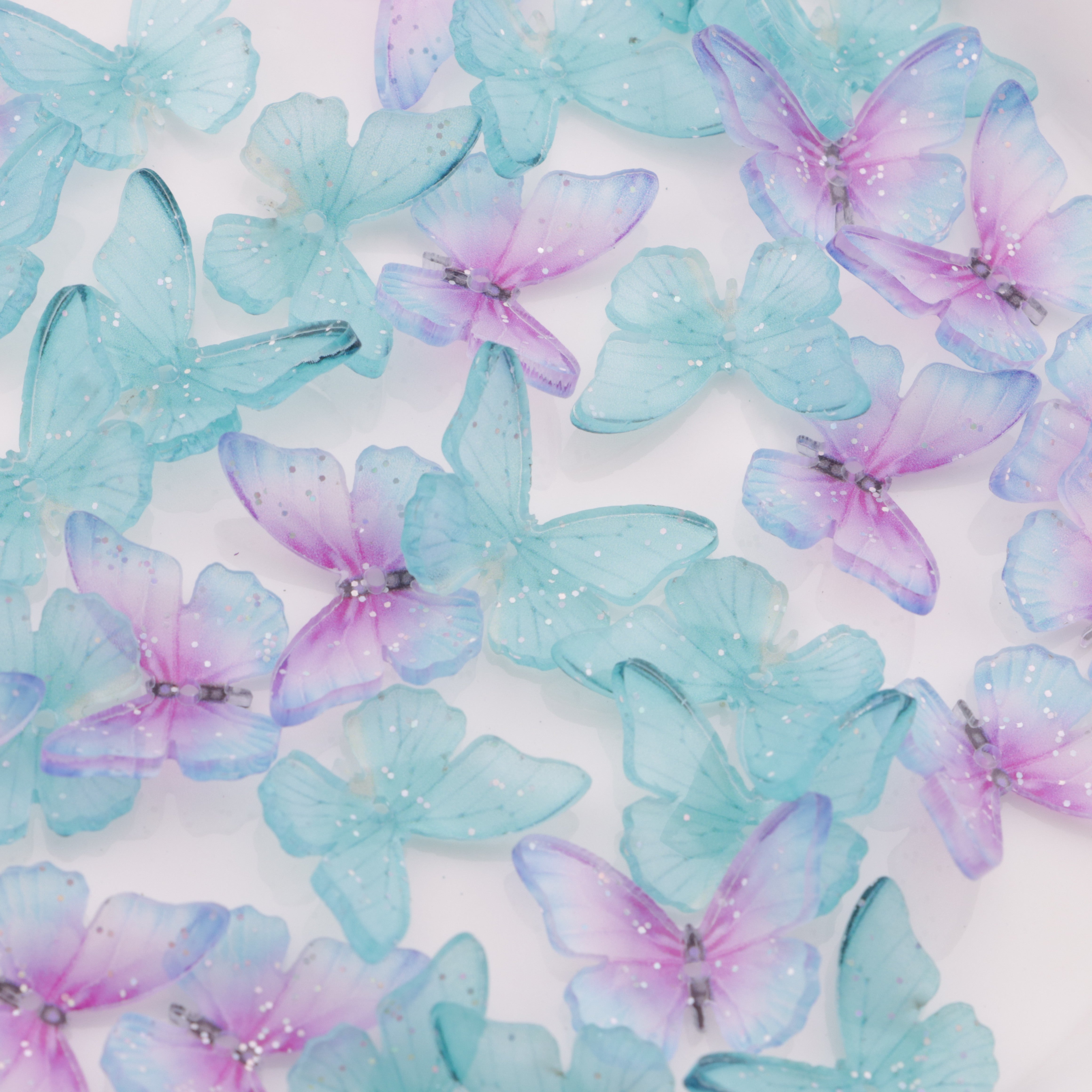 FS6015- 15.5*19.5mm Type C Medium-Hole Printed Butterfly