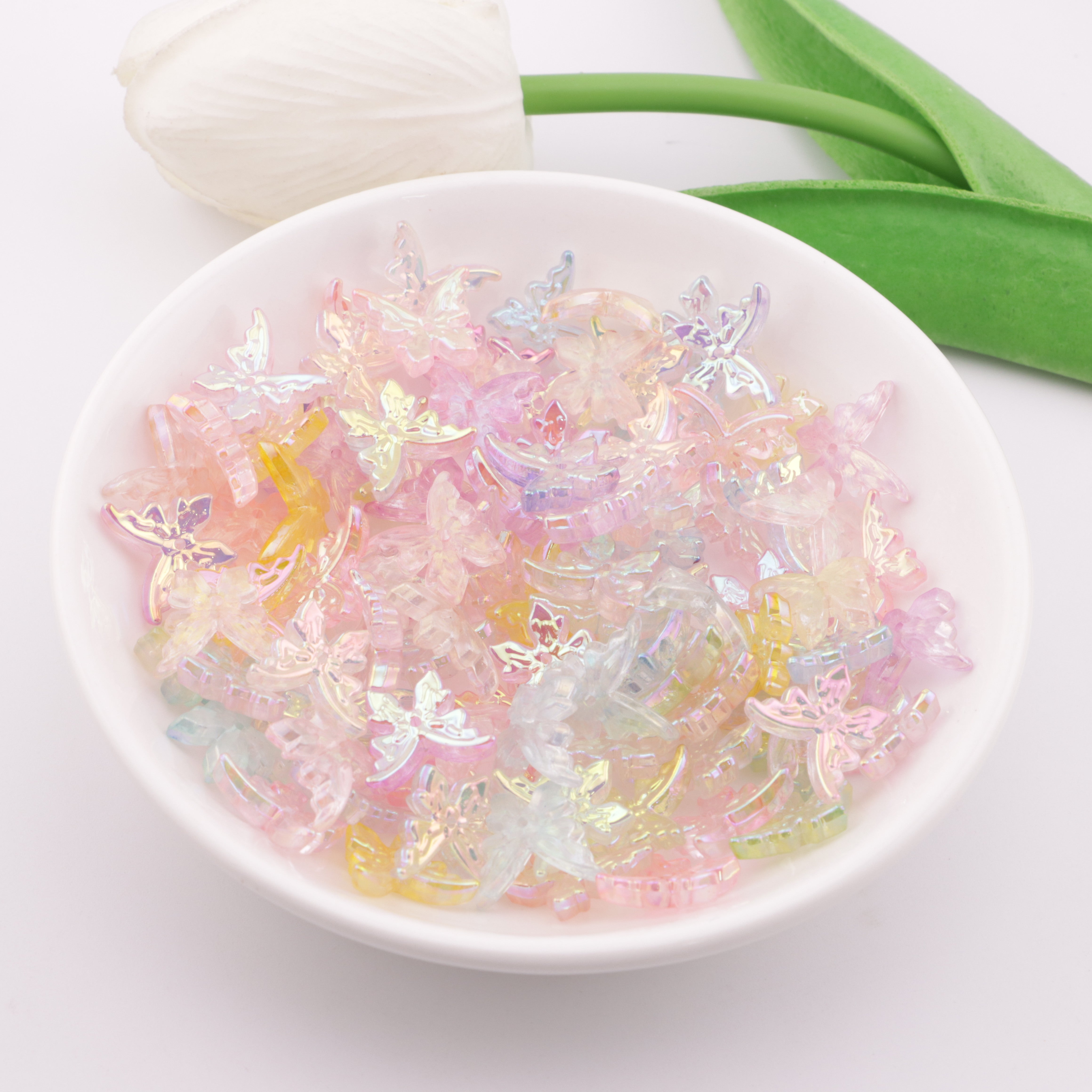 FS6045- Electroplated Glow-in-the-Dark Butterfly With Holes