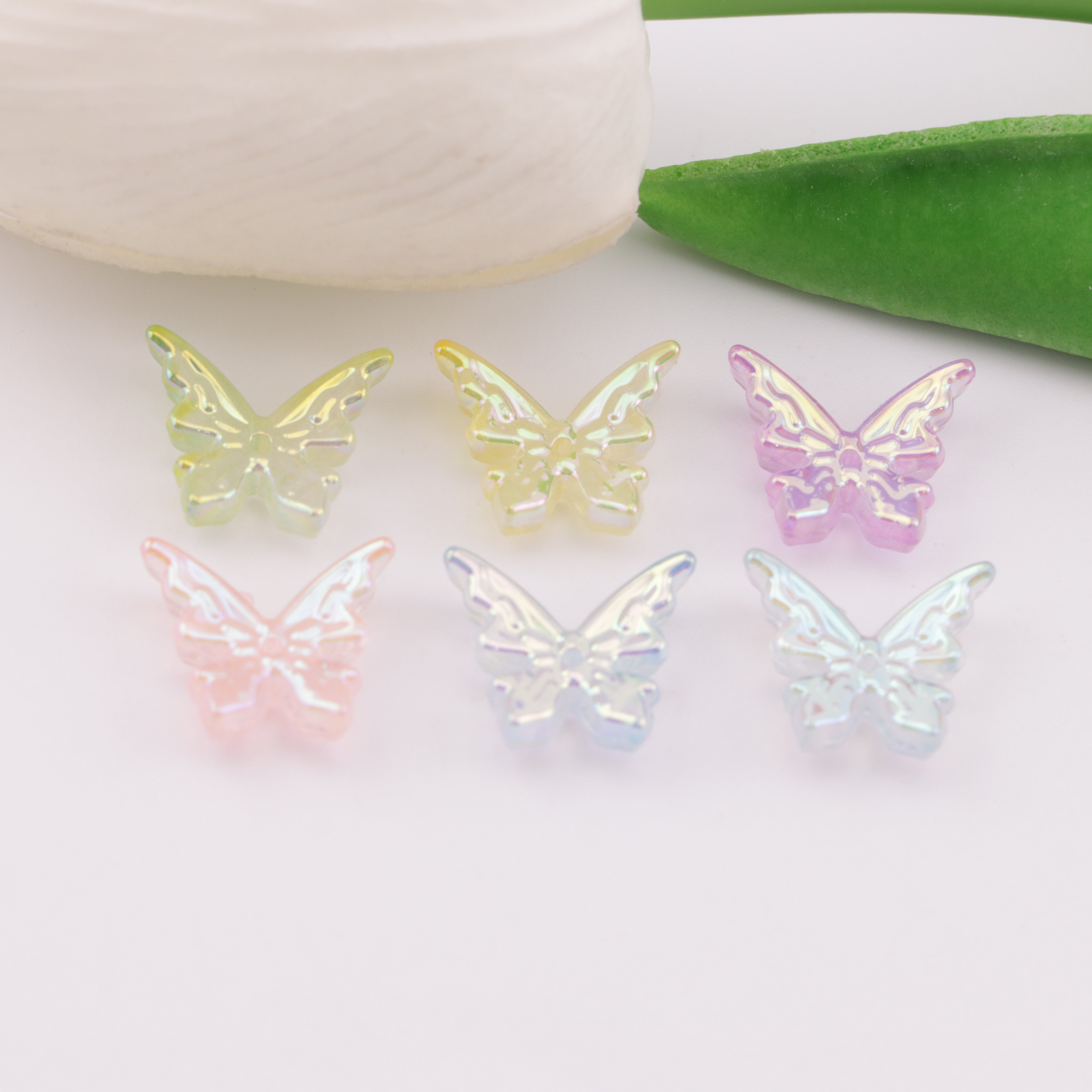 FS6045- Electroplated Glow-in-the-Dark Butterfly With Holes