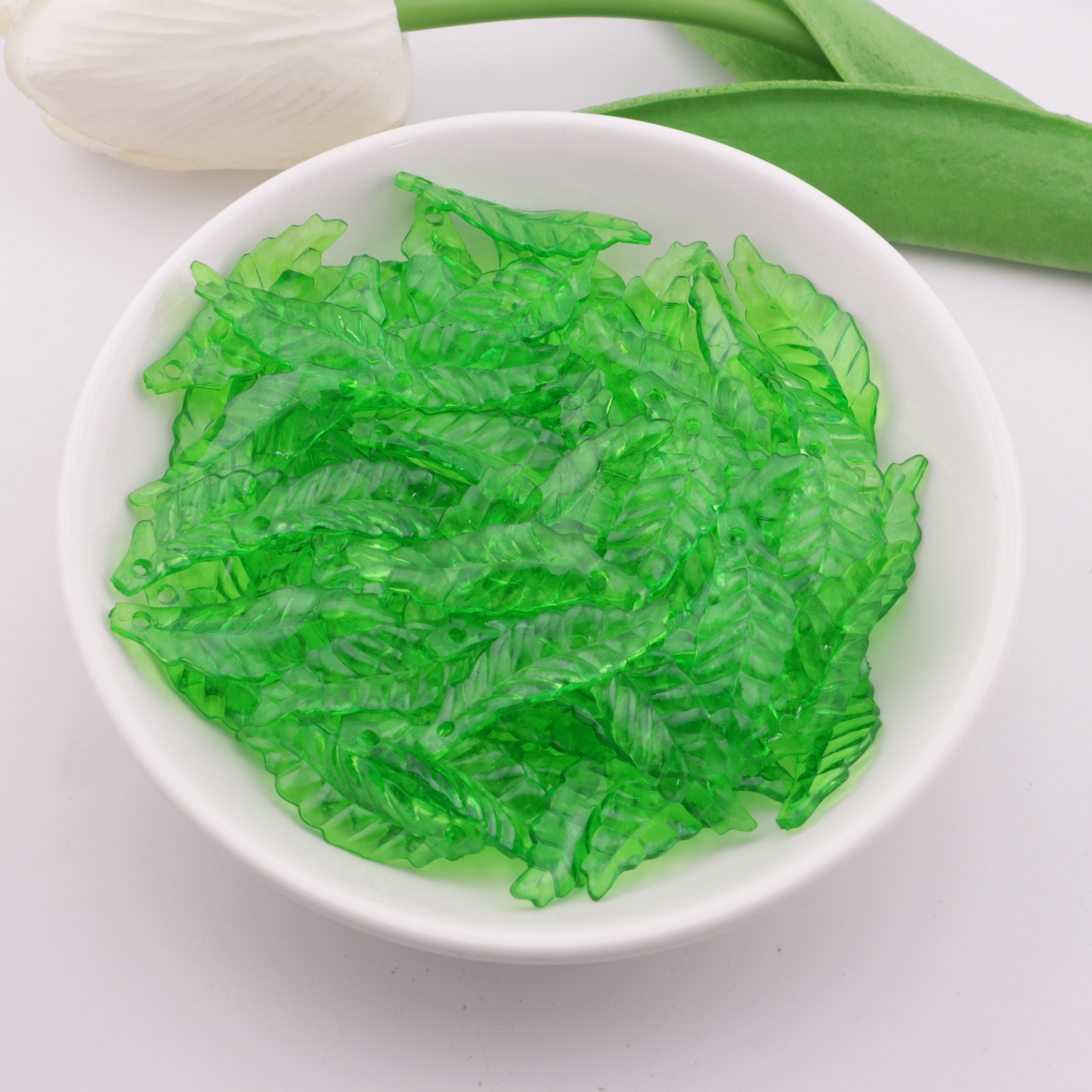 FS6058- Leaves With Holes 7×29mm Zoe's DIY Shop