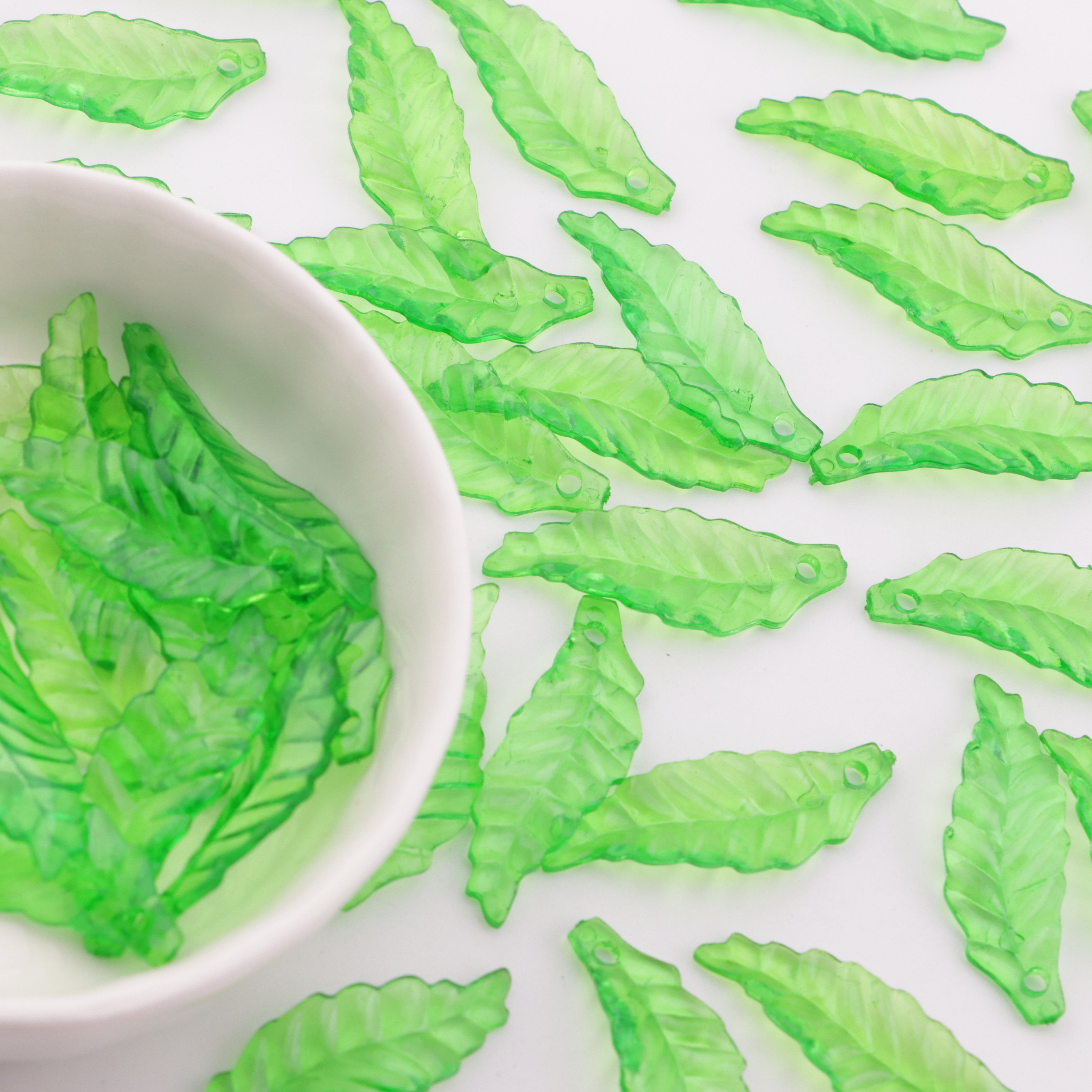 FS6058- Leaves With Holes 7×29mm Zoe's DIY Shop