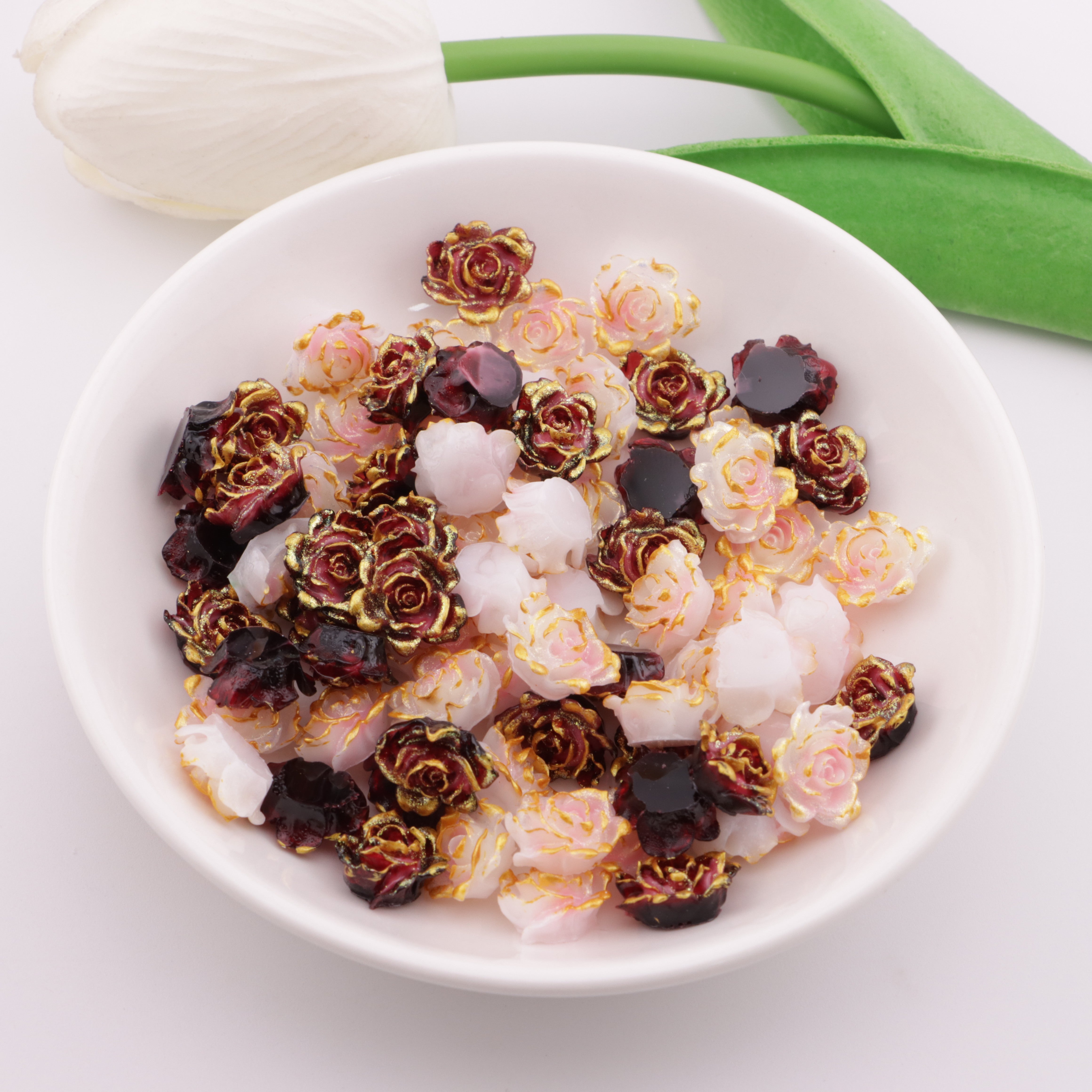 FS6069- Approximately 11Mm Soft Floral Glow Fine Glitter Zoe's DIY Shop