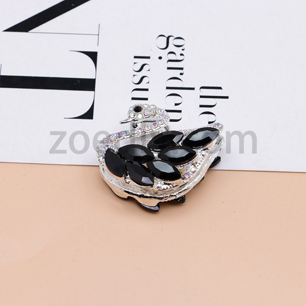 FS1622-Swan Diamond Alloy Beads Fit For Beadable Pens