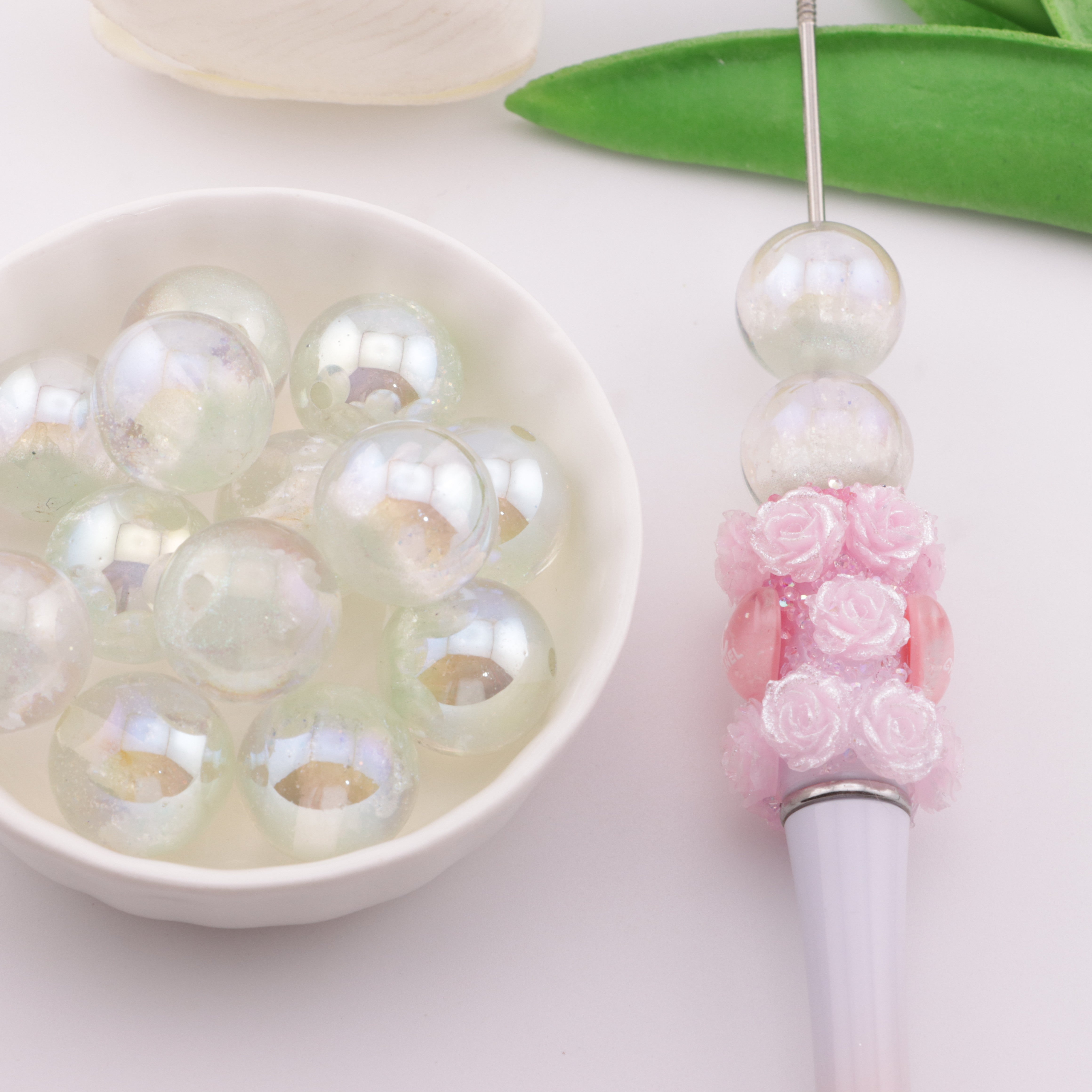 FS6122- 16mm Castle UV Resin Beads