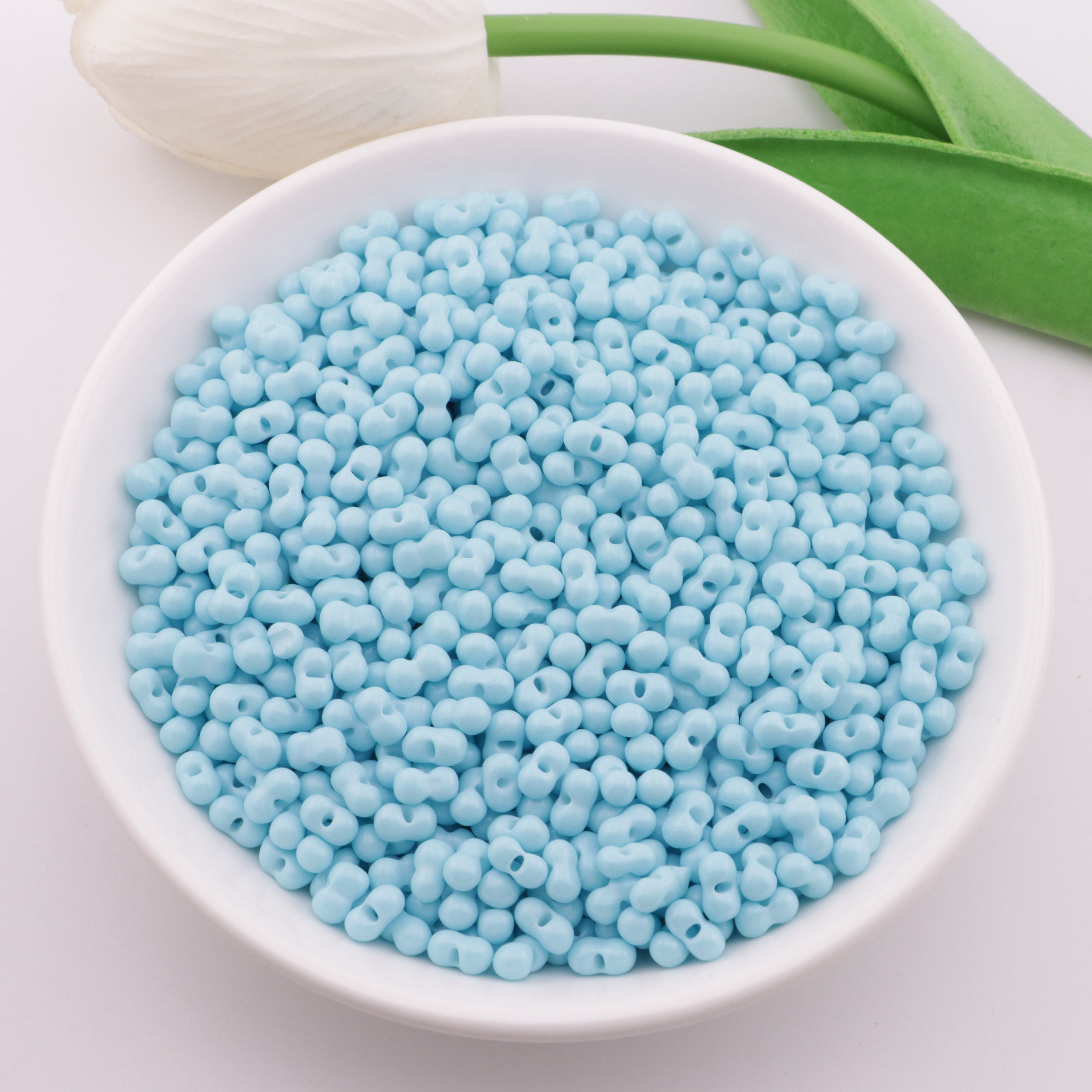 FS6038- 3×6Mm Glass Peanut Beads