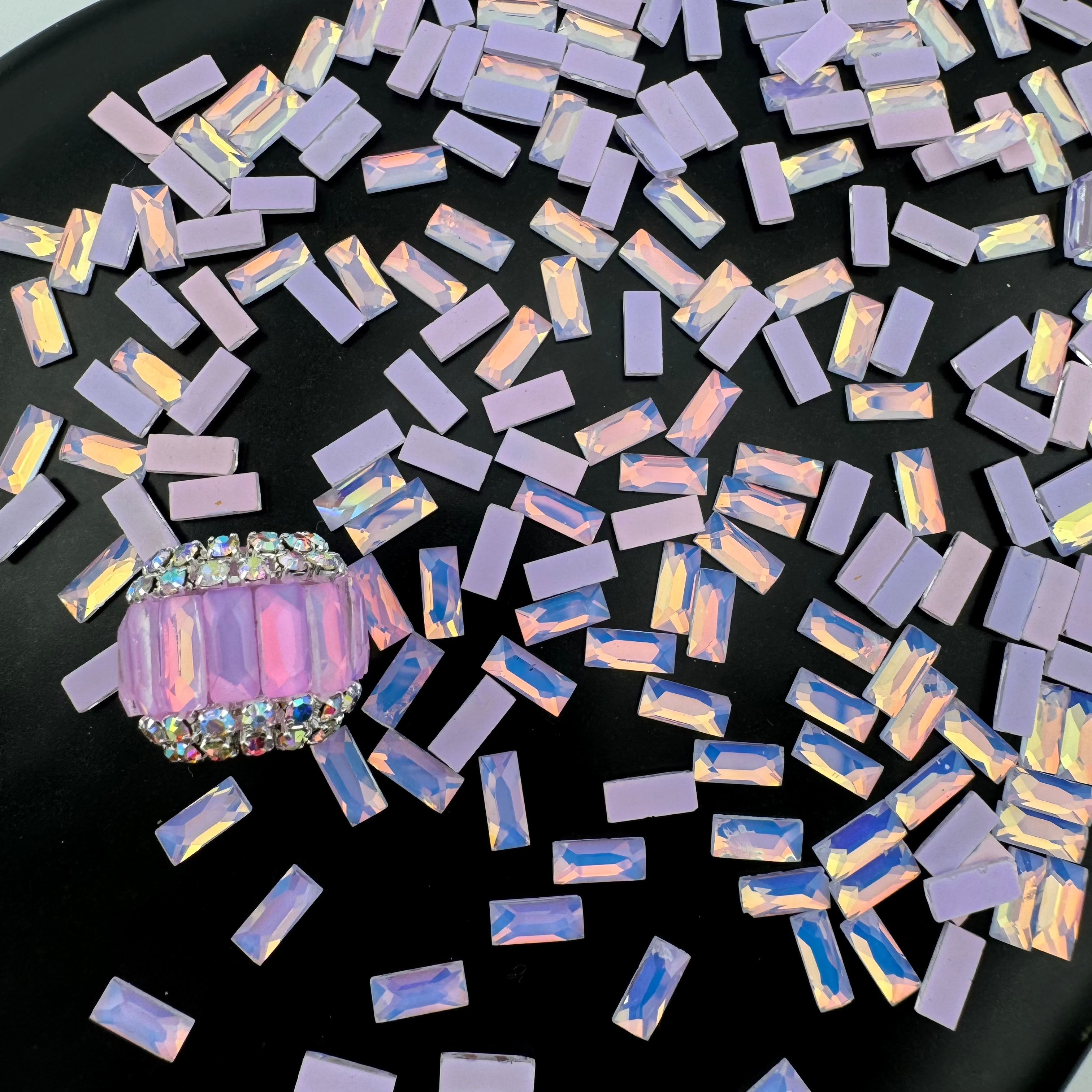 FS0014- 3*7mm Mocha Diamond Nail Charms For Making Fancy Bead Or Fancy Pen Zoe's DIY Shop