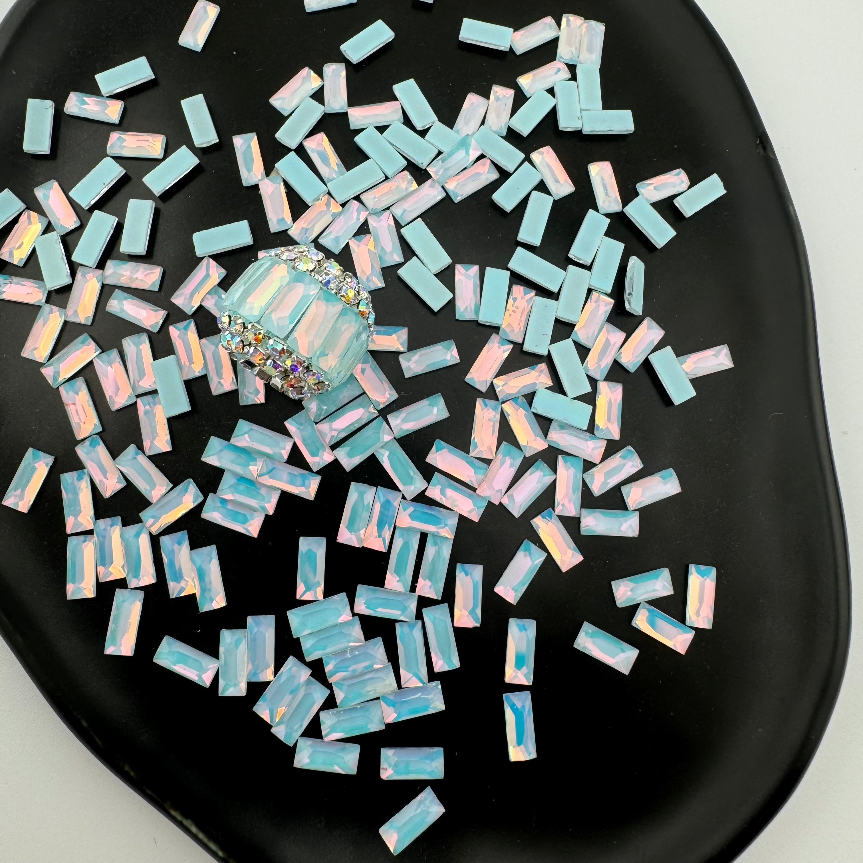 FS0014- 3*7mm Mocha Diamond Nail Charms For Making Fancy Bead Or Fancy Pen Zoe's DIY Shop