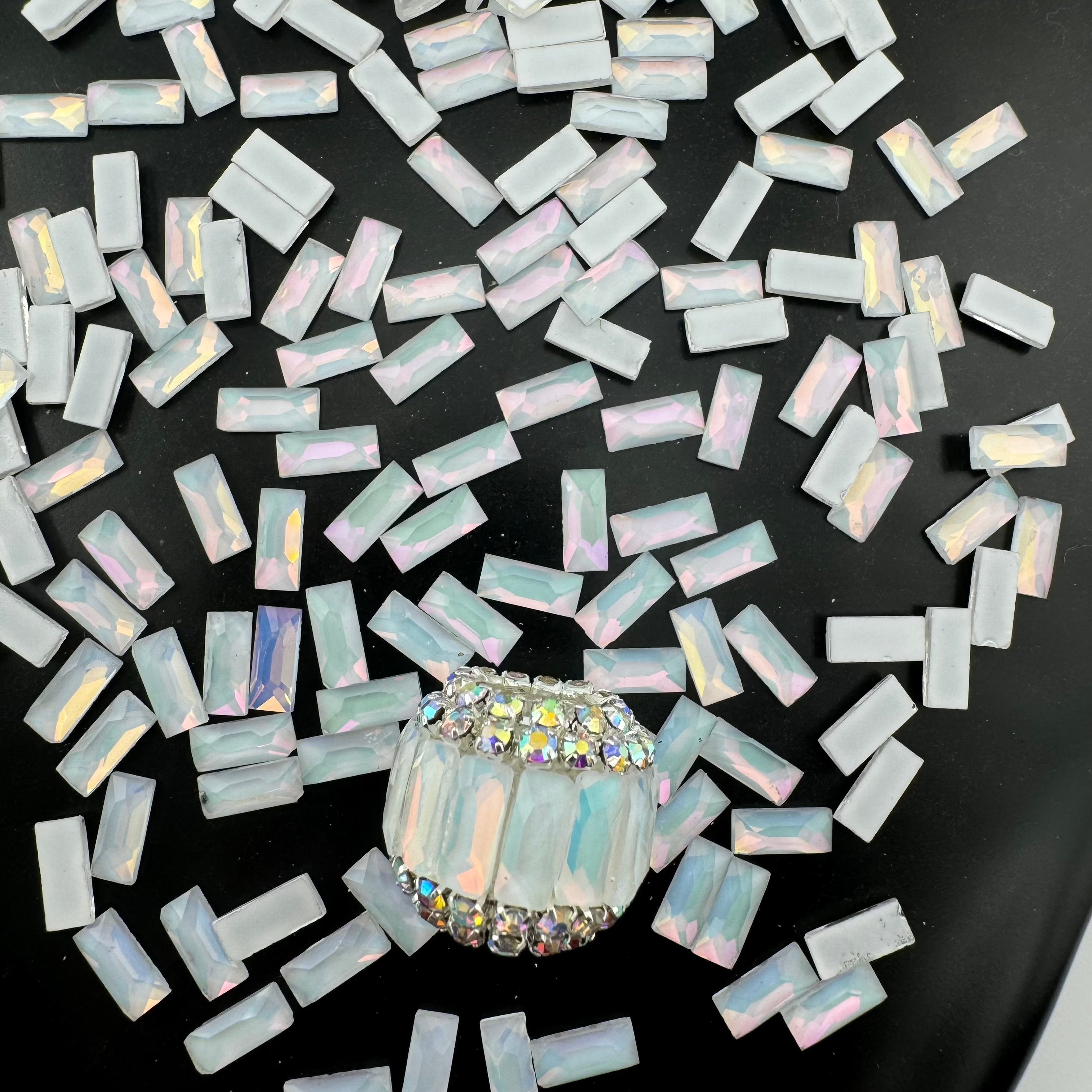 FS0014- 3*7mm Mocha Diamond Nail Charms For Making Fancy Bead Or Fancy Pen Zoe's DIY Shop