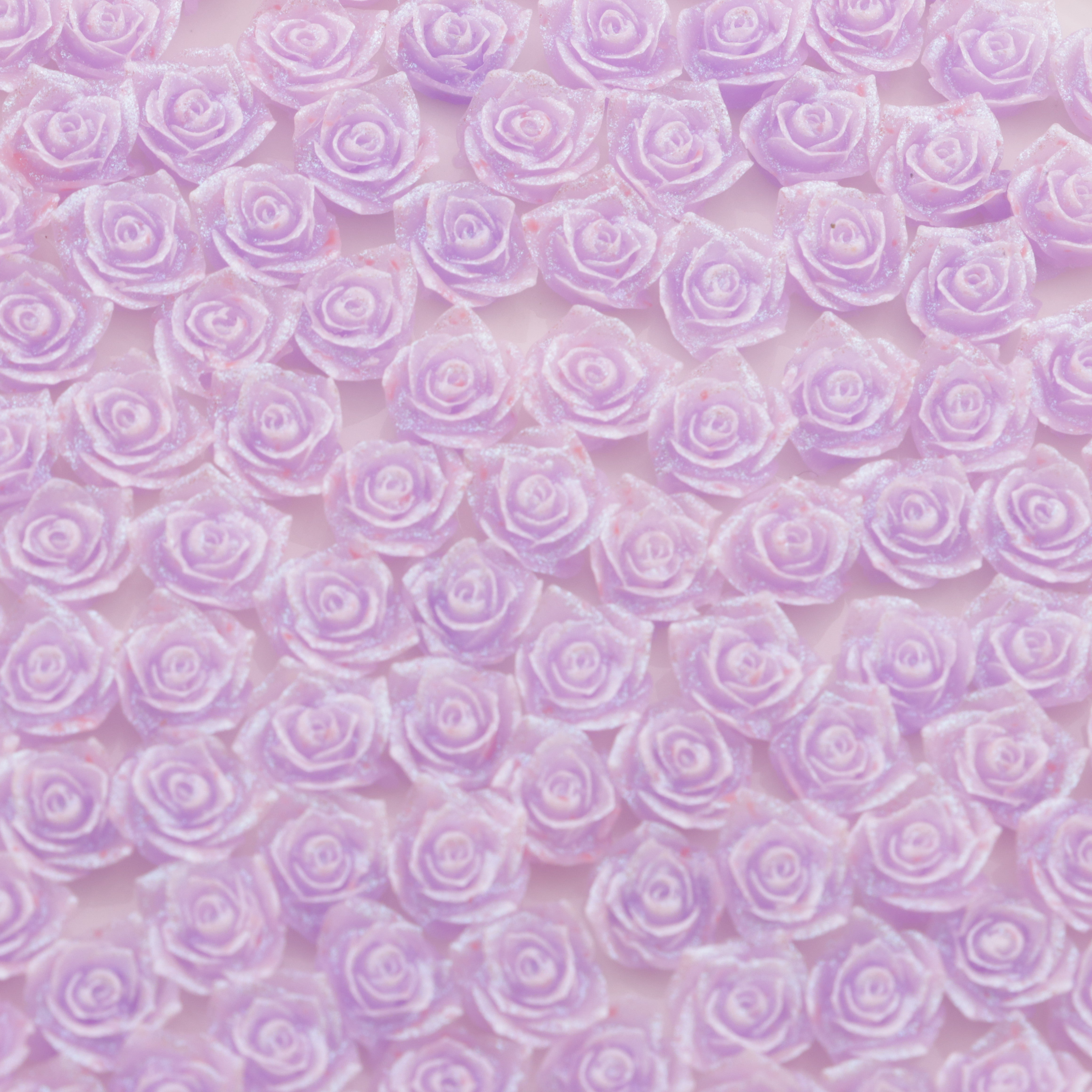 FS6140- 9mm Luminous Soft Flower Charms Night - Glow Soft Flower Patches