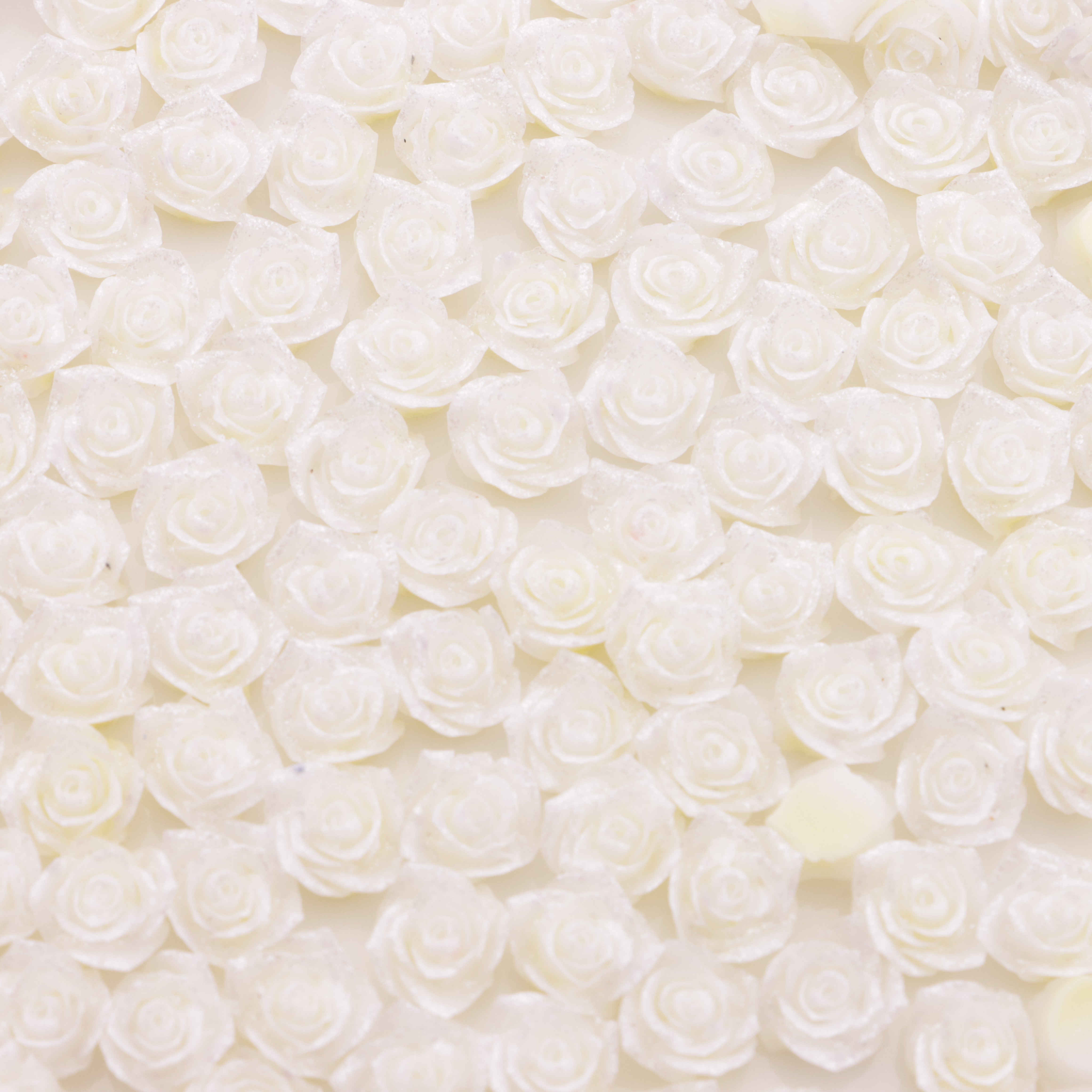 FS6140- 9mm Luminous Soft Flower Charms Night - Glow Soft Flower Patches