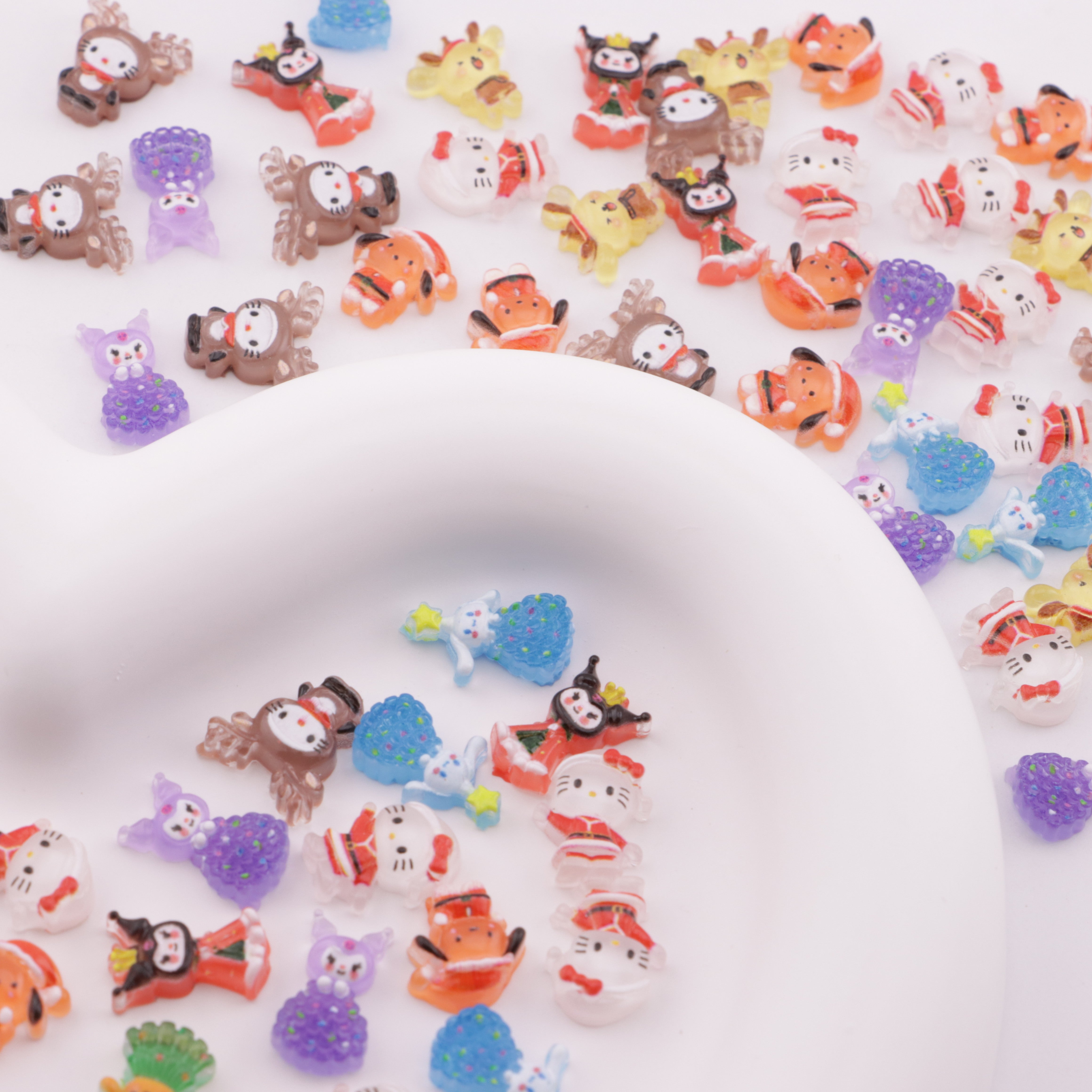FS6157- Sanrio Christmas Small Charms, Sanrio's Christmas Series Small Patches