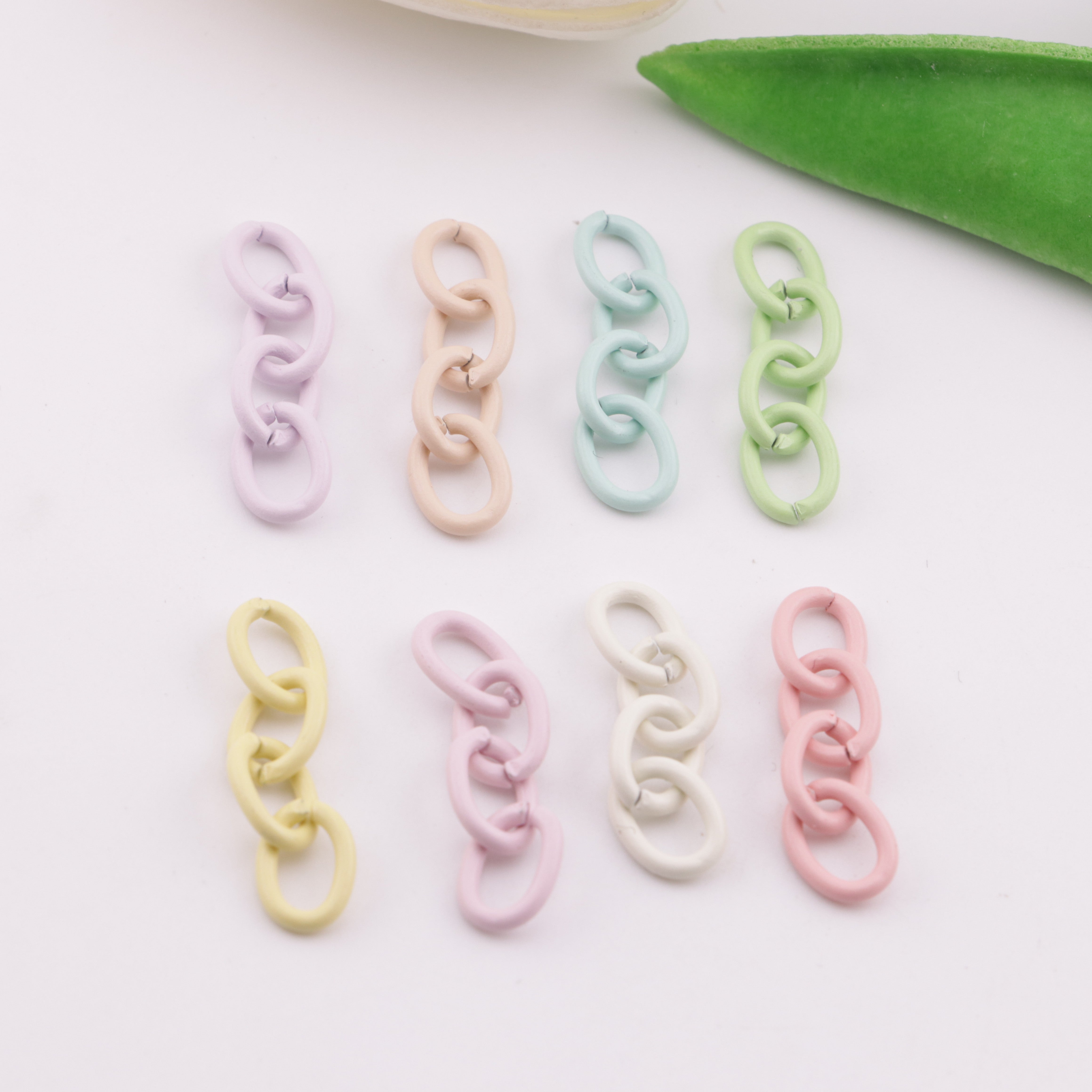 FS6178- 6.5×28mm 4 Section Chain Light-Colored Mixed-Color 4-Section Chain