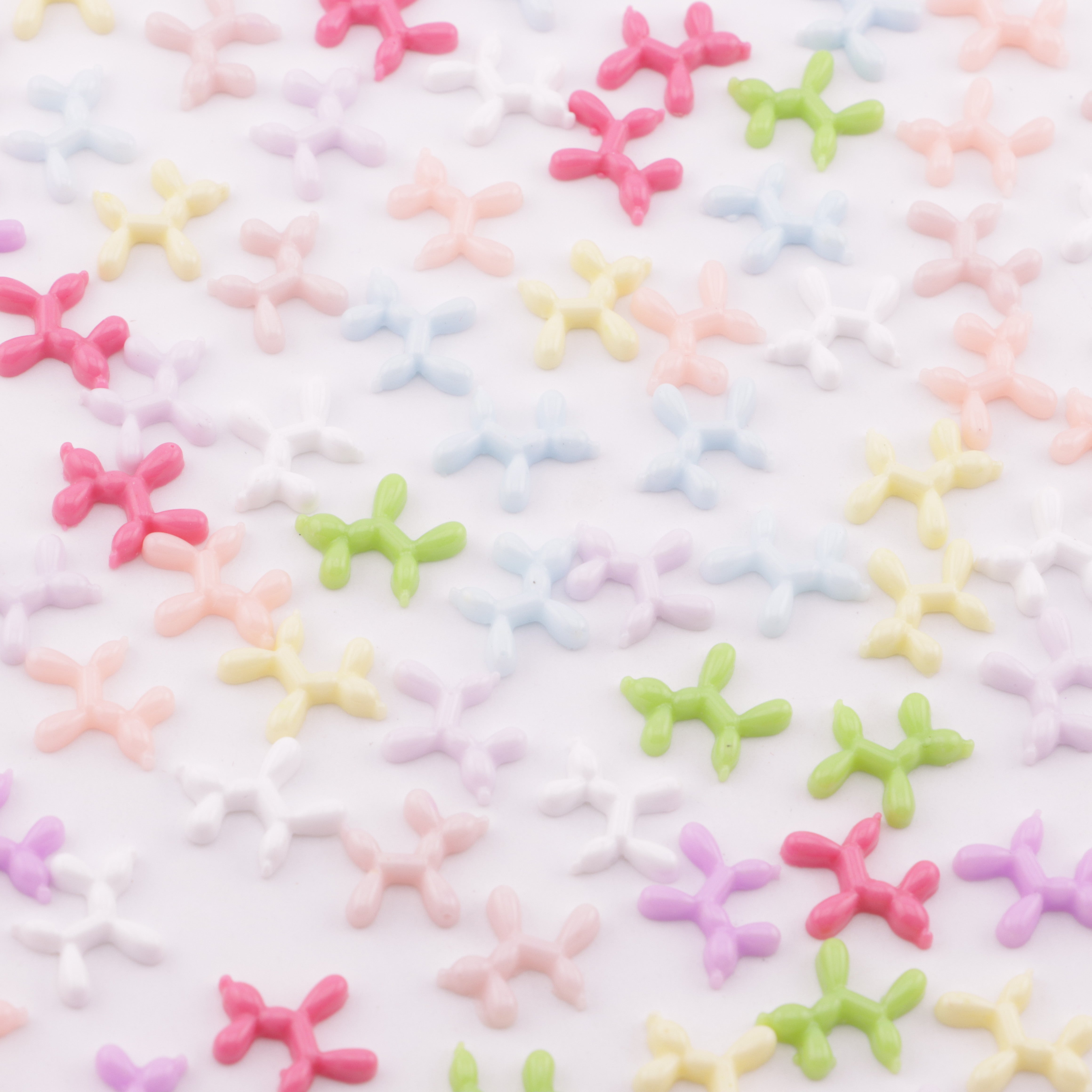 FS6184- 10×11mm Balloon Dog Charms Small Balloon Dog Patches