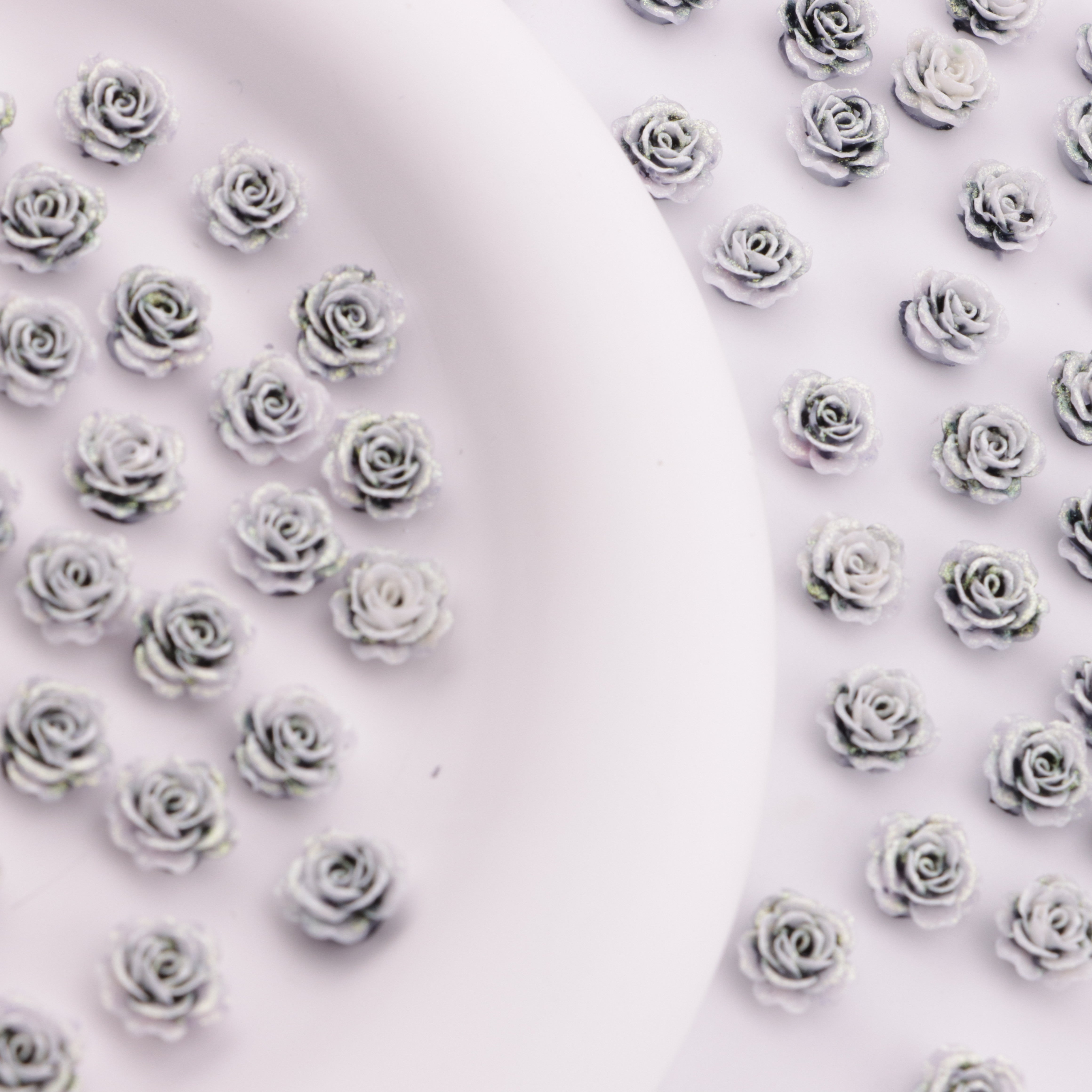 FS6215- 10mm Luminous Soft Flower Charms Night - Glow Soft Flower Patches