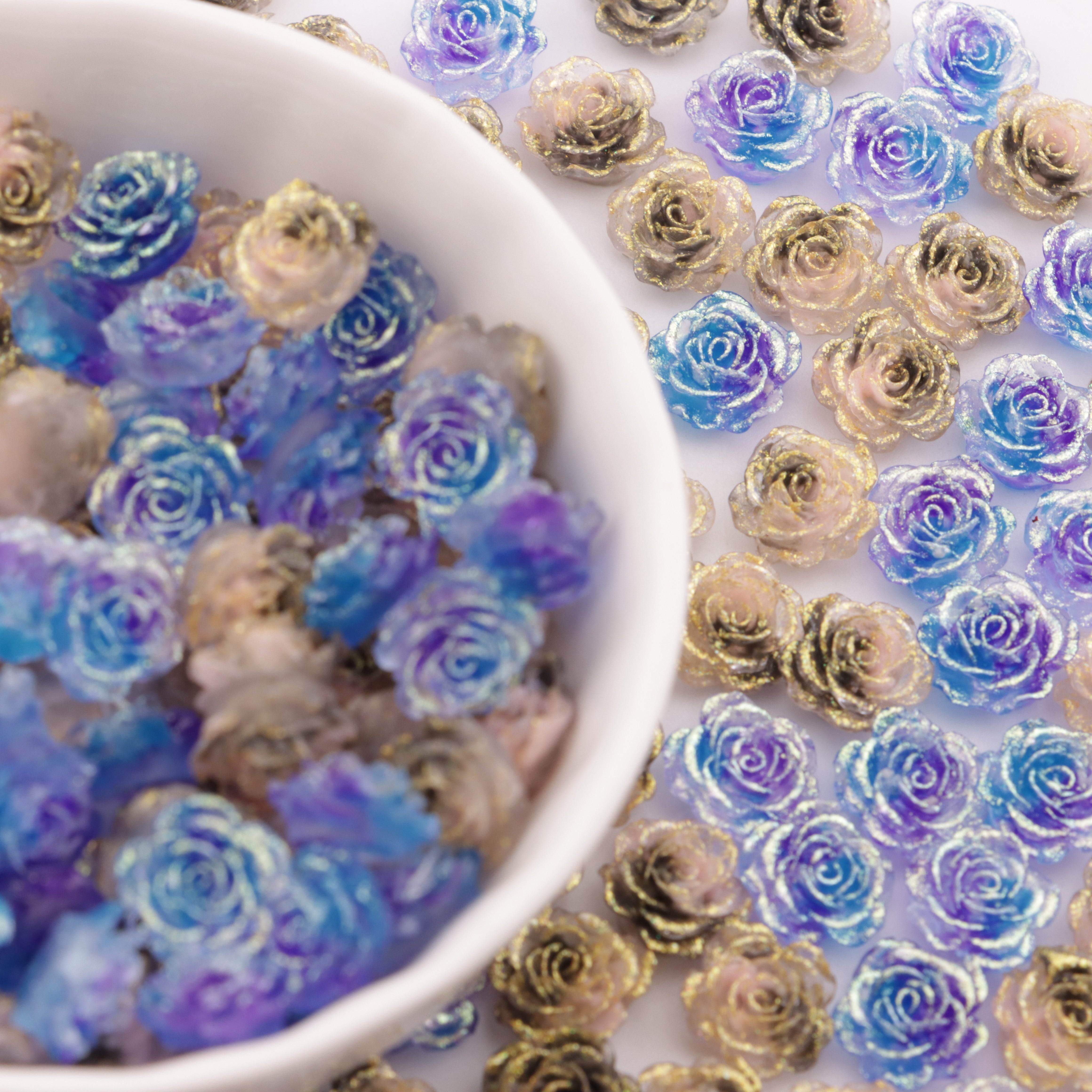 FS6263- 10mm Luminous Flower Charms