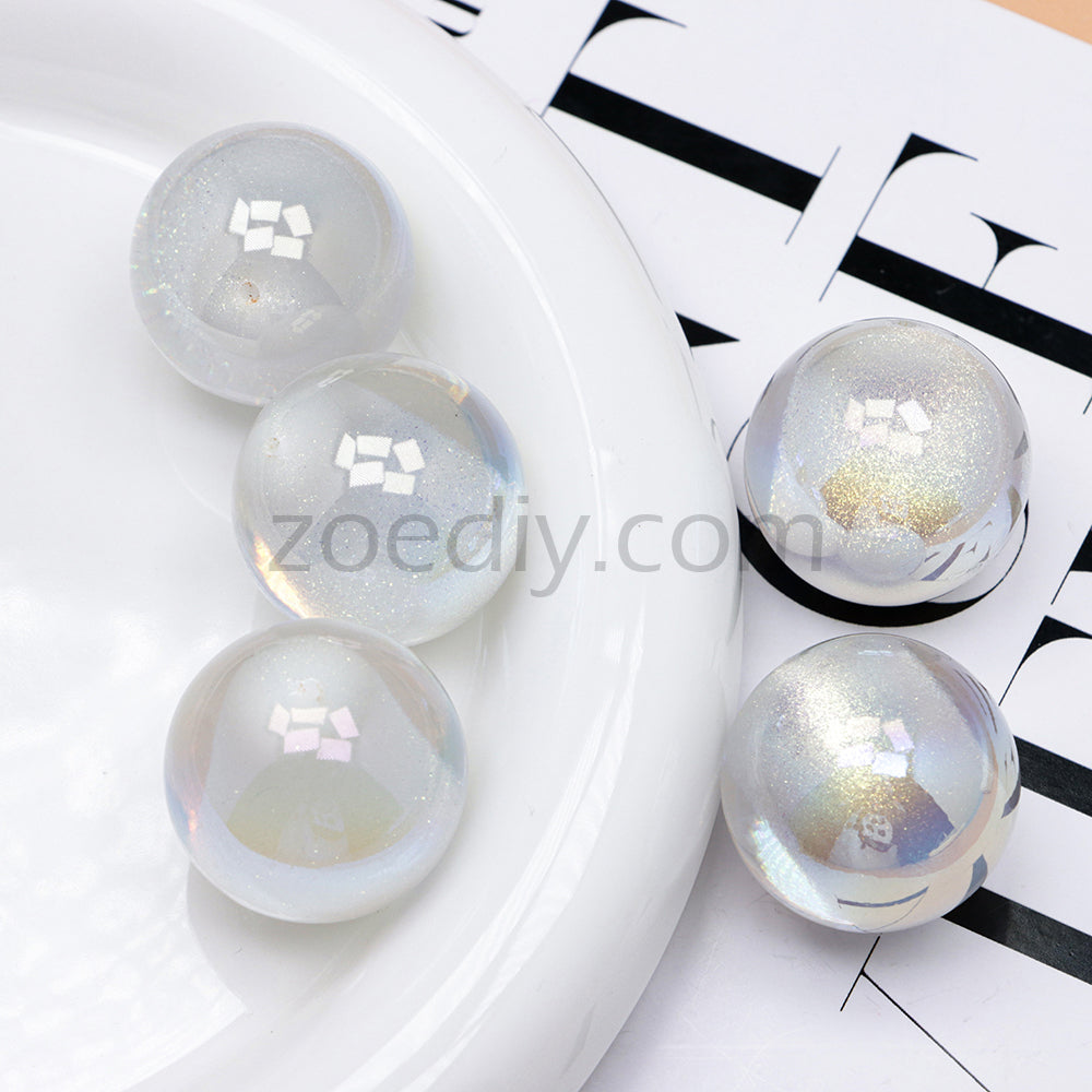 FS4693-25MM Half Hole Round Beads