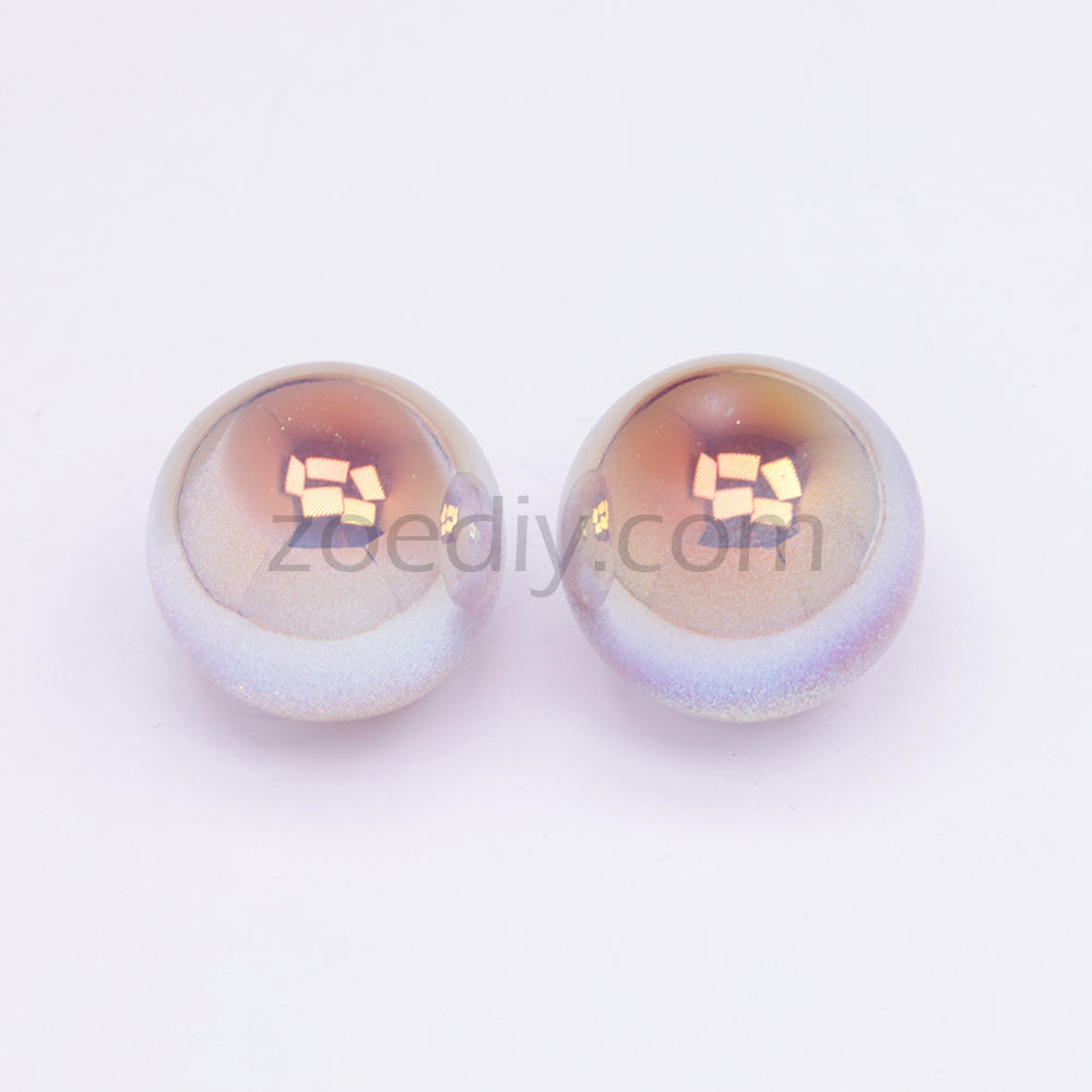 FS4693-25MM Half Hole Round Beads