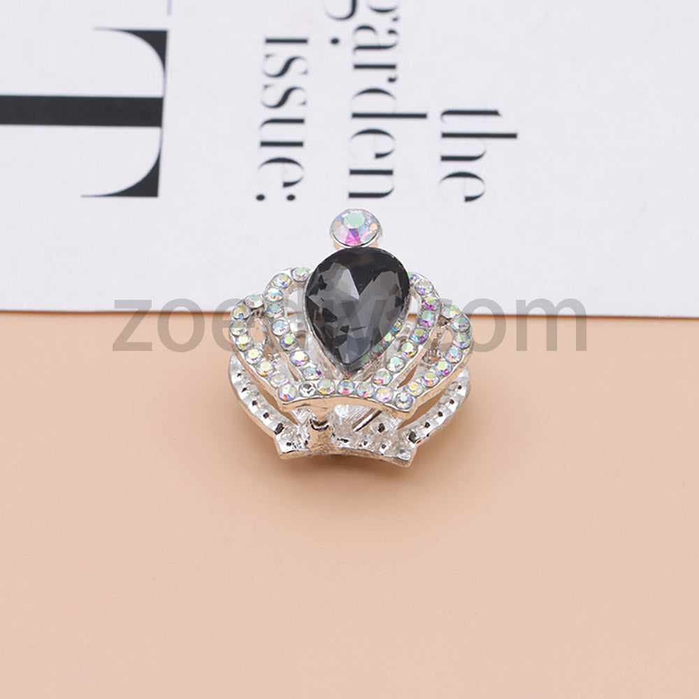 FS4838-Diamond Crown Alloy Beads Fit For Beadable Pens
