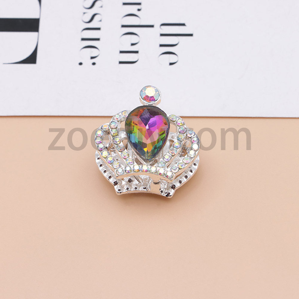 FS4838-Diamond Crown Alloy Beads Fit For Beadable Pens