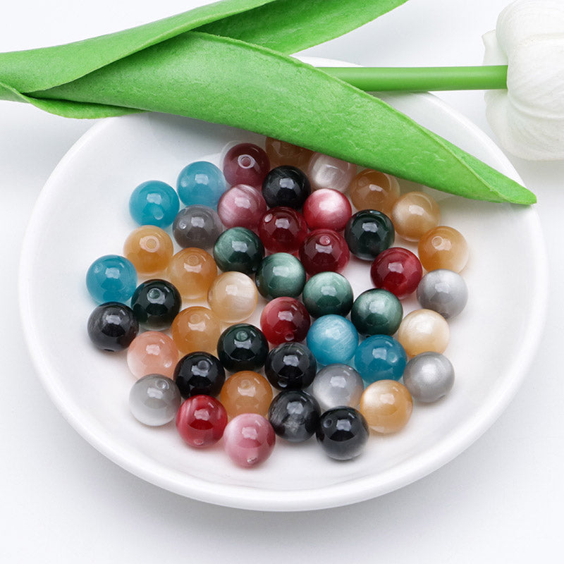 FS4125- 10mm Cat Eyes Beads Cat Eye Beads No Fit Pen No Fit Pen