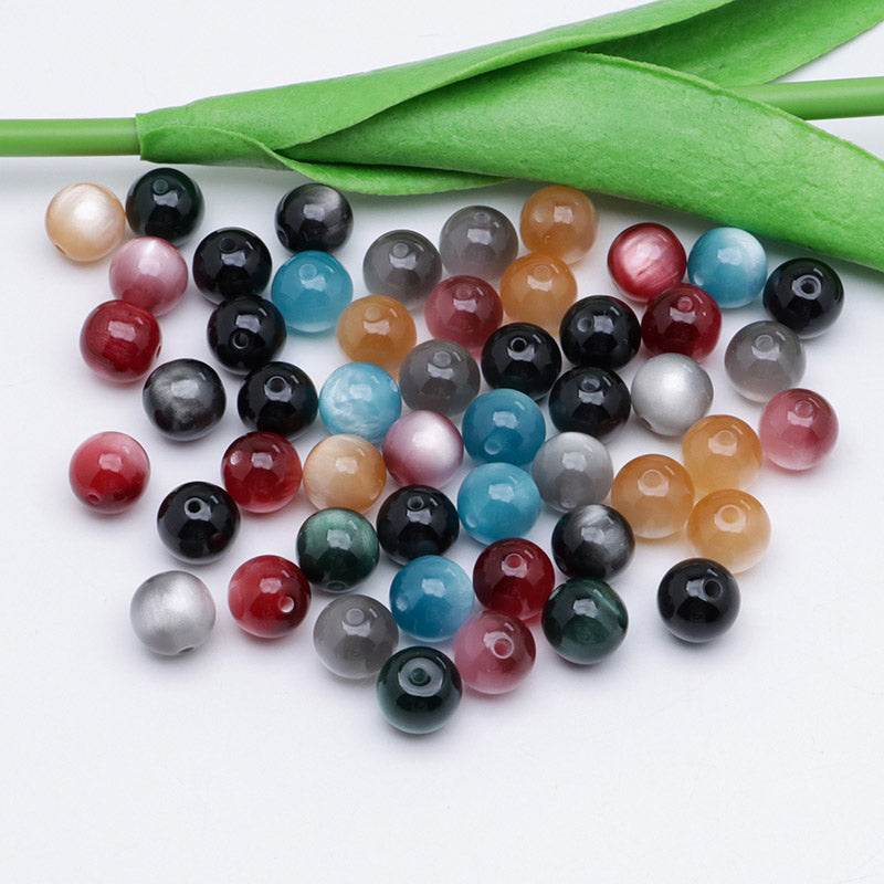 FS4125- 10mm Cat Eyes Beads Cat Eye Beads No Fit Pen No Fit Pen