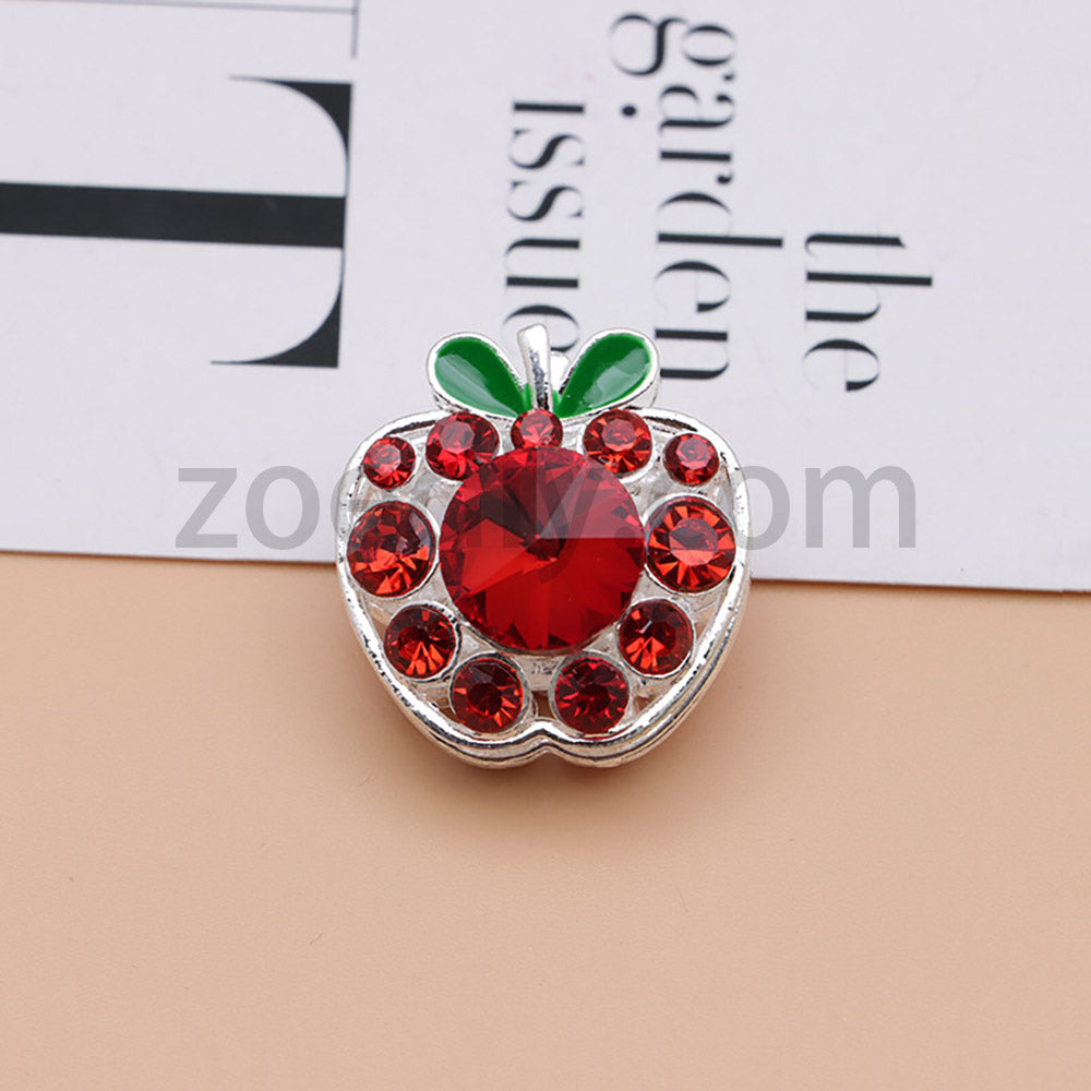 FS4840-Apple Alloy Beads Fit For Beadable Pens