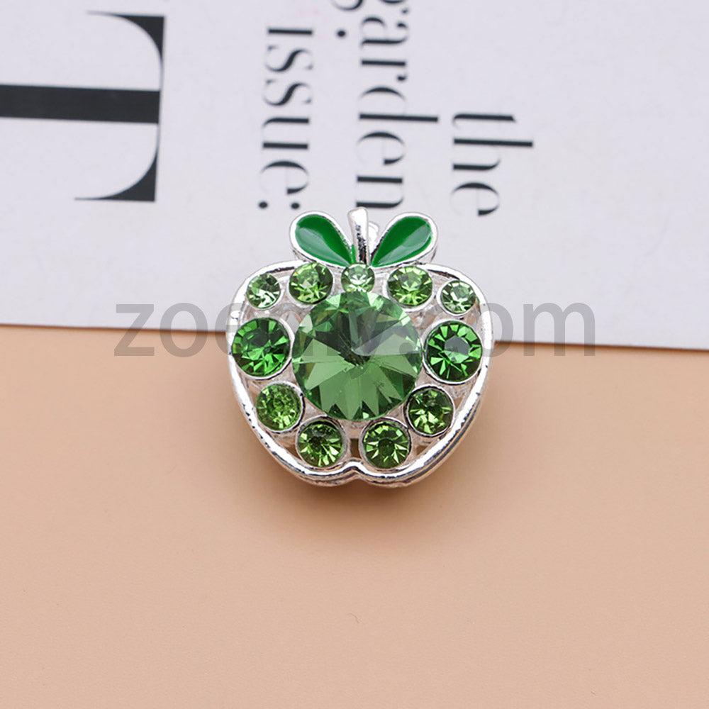 FS4840-Apple Alloy Beads Fit For Beadable Pens