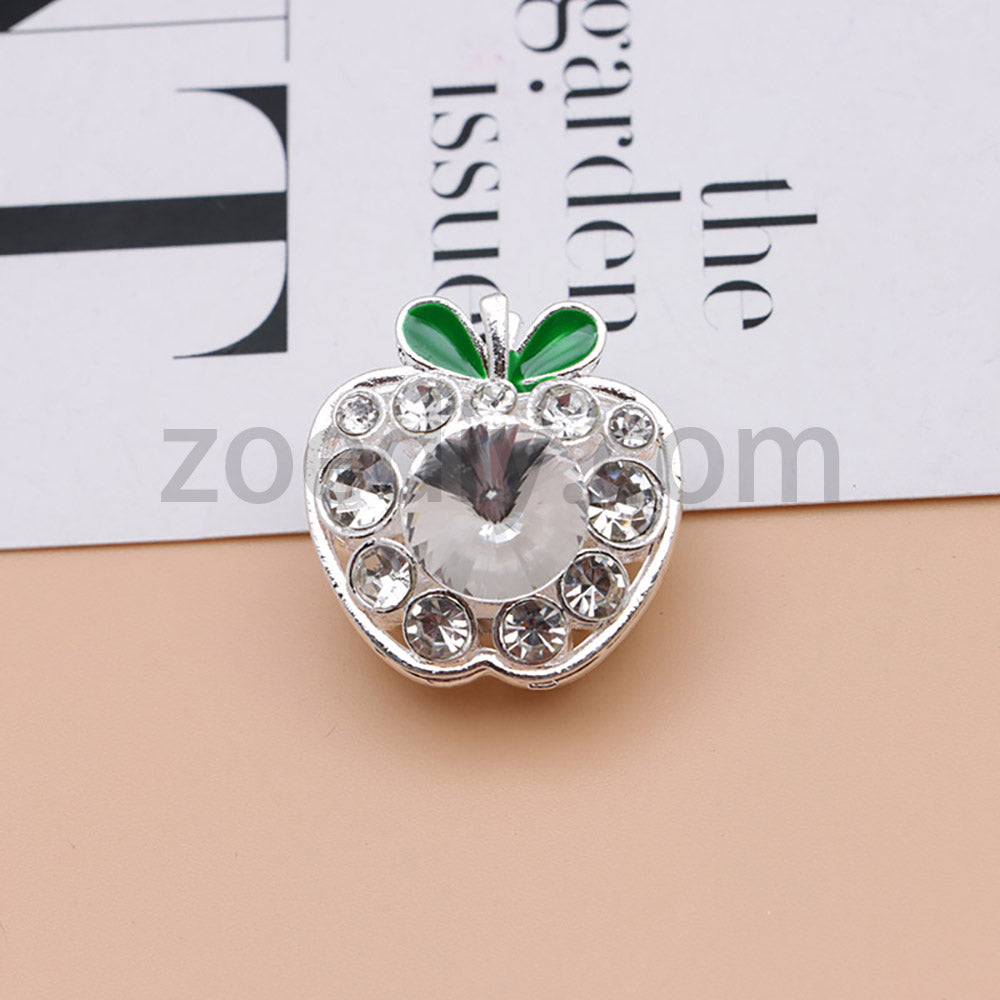FS4840-Apple Alloy Beads Fit For Beadable Pens