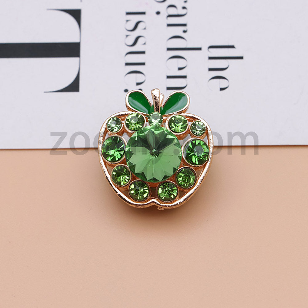 FS4840-Apple Alloy Beads Fit For Beadable Pens