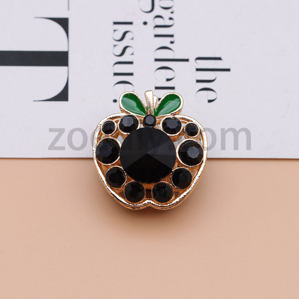 FS4840-Apple Alloy Beads Fit For Beadable Pens
