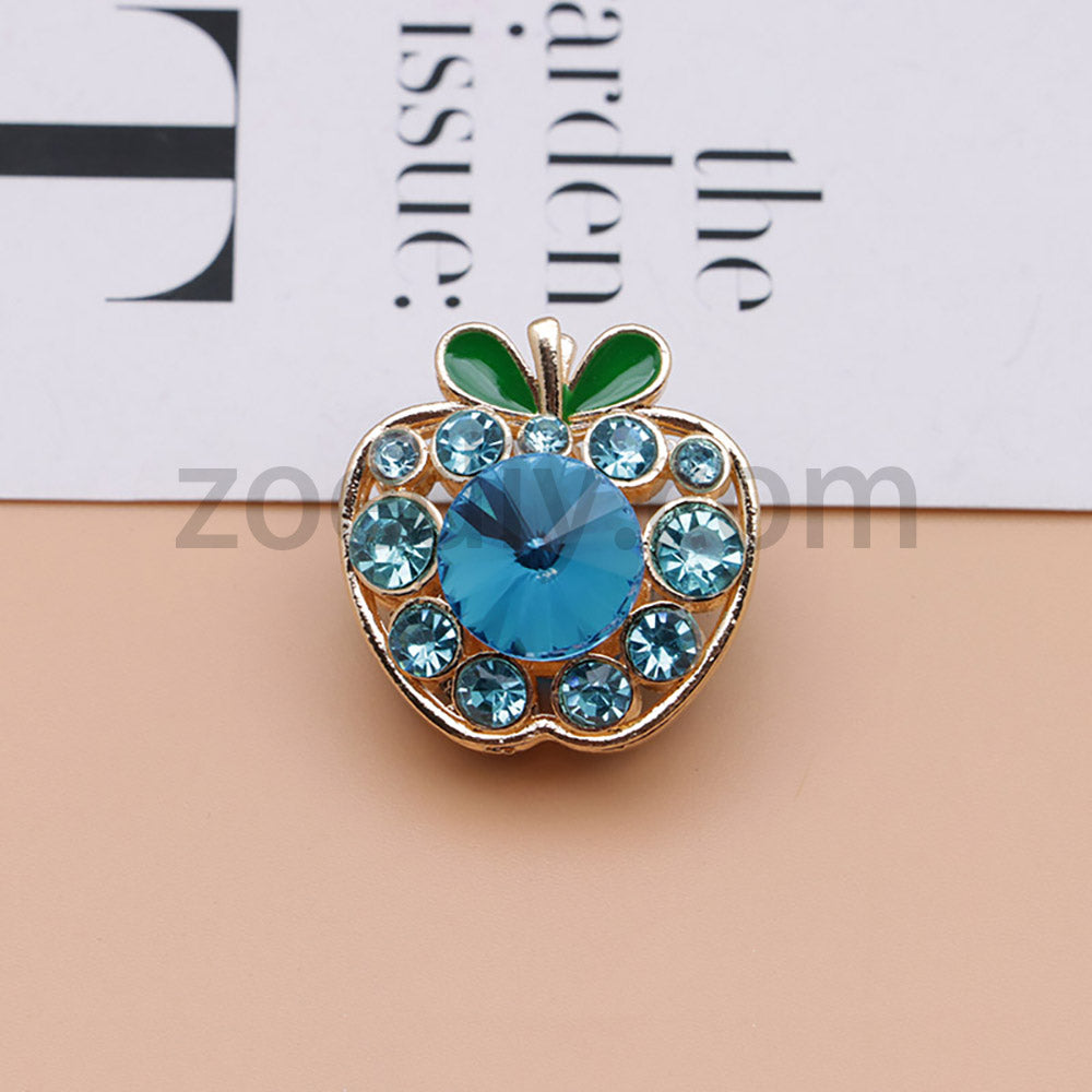 FS4840-Apple Alloy Beads Fit For Beadable Pens
