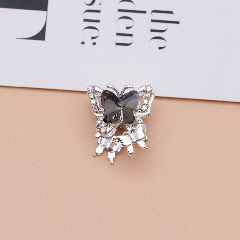 FS4844- Approximately 2×1.8×1.6 Cm Butterfly Alloy Beads Four - Way Connector