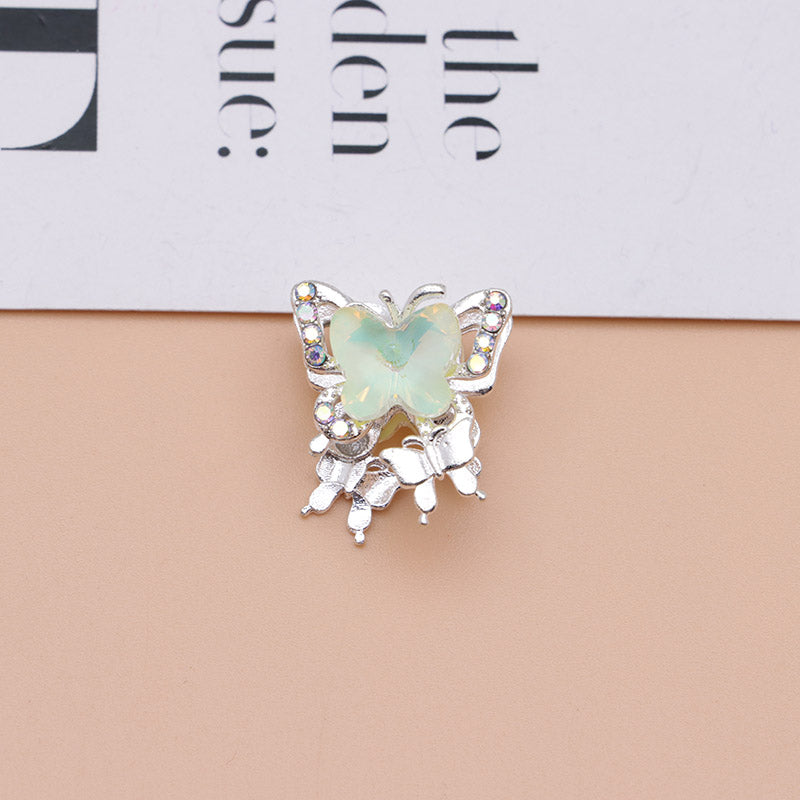 FS4844- Approximately 2×1.8×1.6 Cm Butterfly Alloy Beads Four - Way Connector