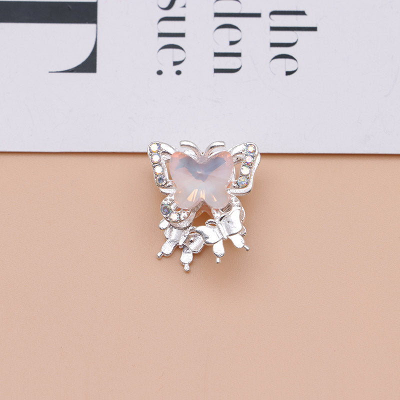 FS4844- Approximately 2×1.8×1.6 Cm Butterfly Alloy Beads Four - Way Connector