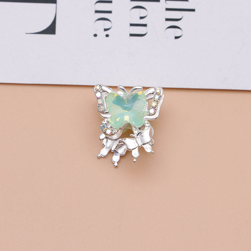 FS4844- Approximately 2×1.8×1.6 Cm Butterfly Alloy Beads Four - Way Connector