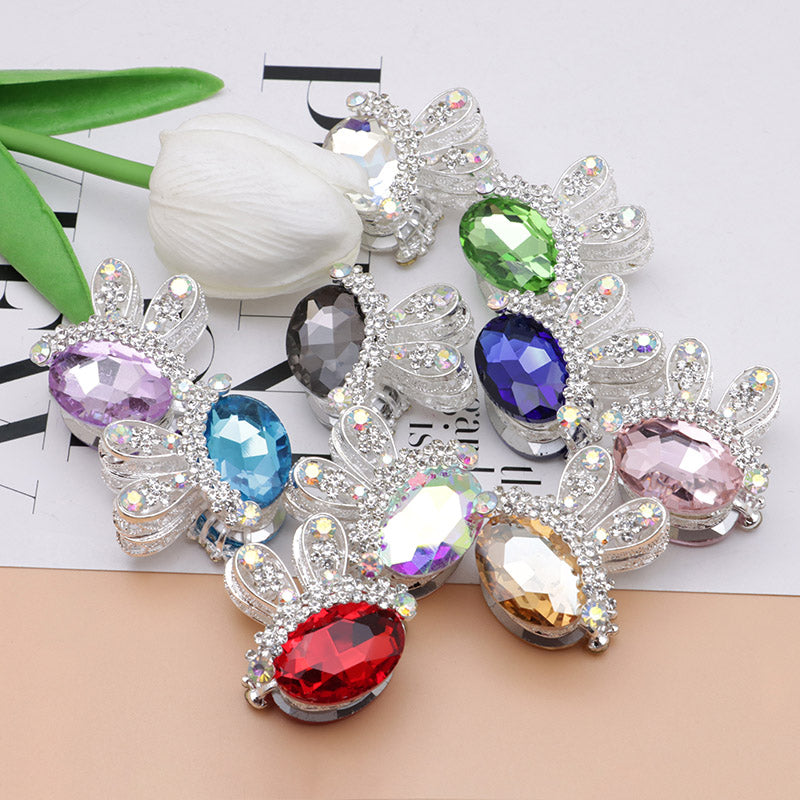 FS4839- 3.4×3.3×2.4 Cm Rabbit Alloy Beads Four - Way Passable For Pens