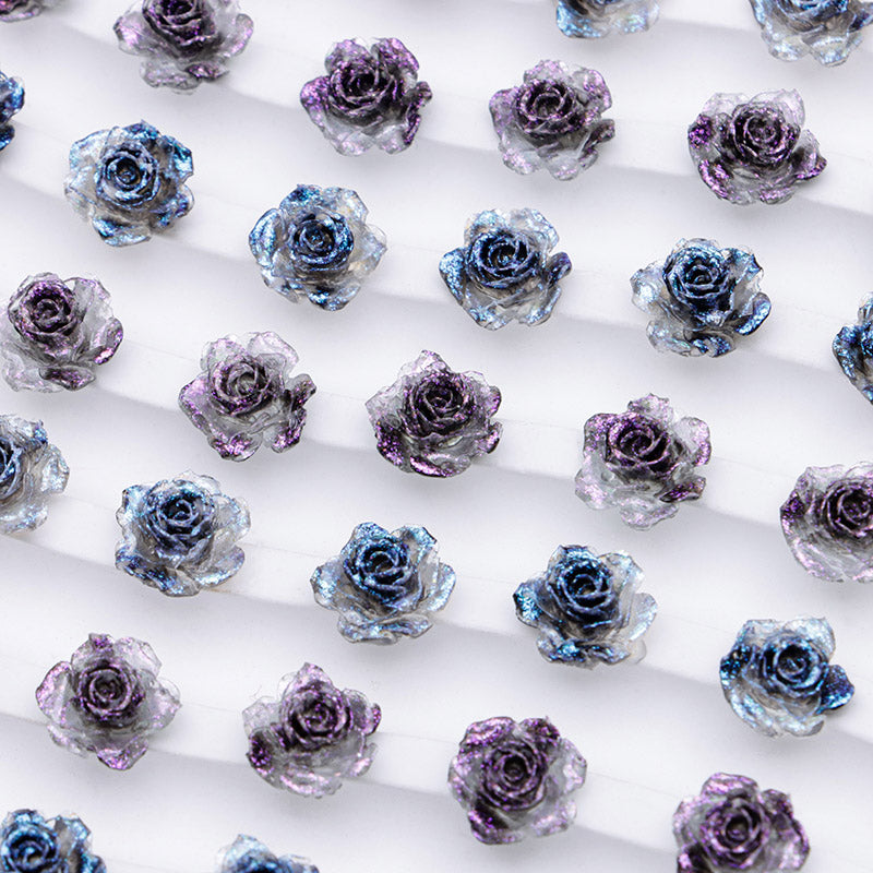 FS5372- 9Mm Soft Flower Charms Soft Flower Patches Luminous Glow