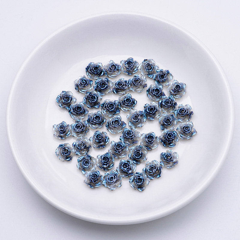 FS5372- 9Mm Soft Flower Charms Soft Flower Patches Luminous Glow