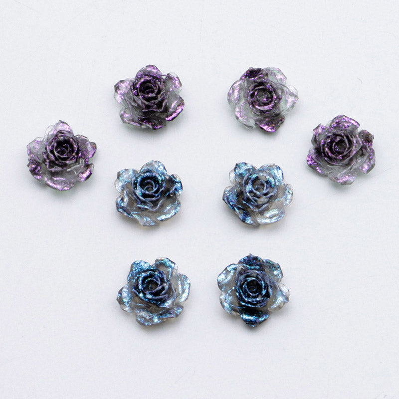 FS5372- 9Mm Soft Flower Charms Soft Flower Patches Luminous Glow