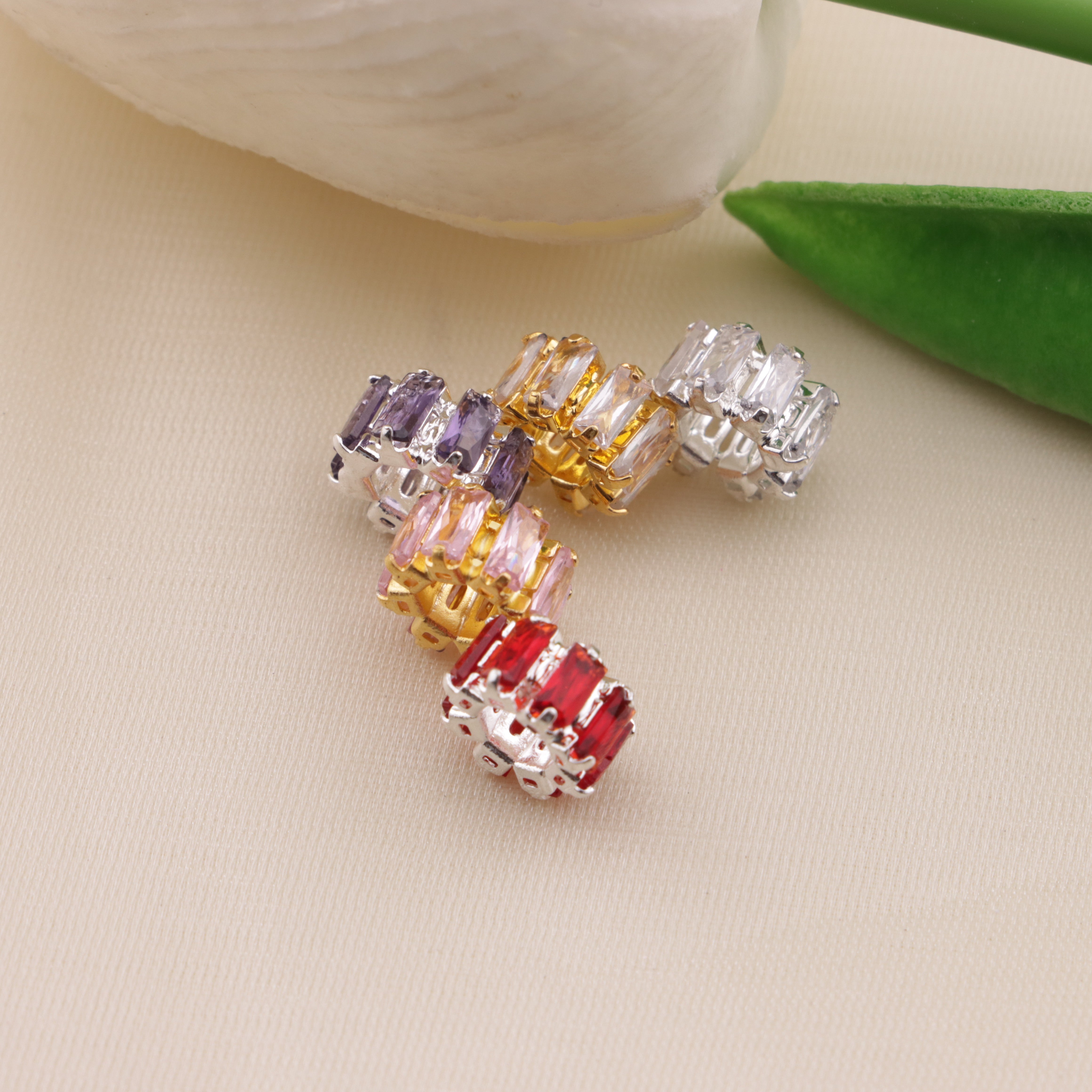 FS6551- Diameter 9Mm, Thickness 5Mm, Zircon Diamond Metal Spacers Zircon Diamond Metal Spacer Beads Zoe's DIY Shop