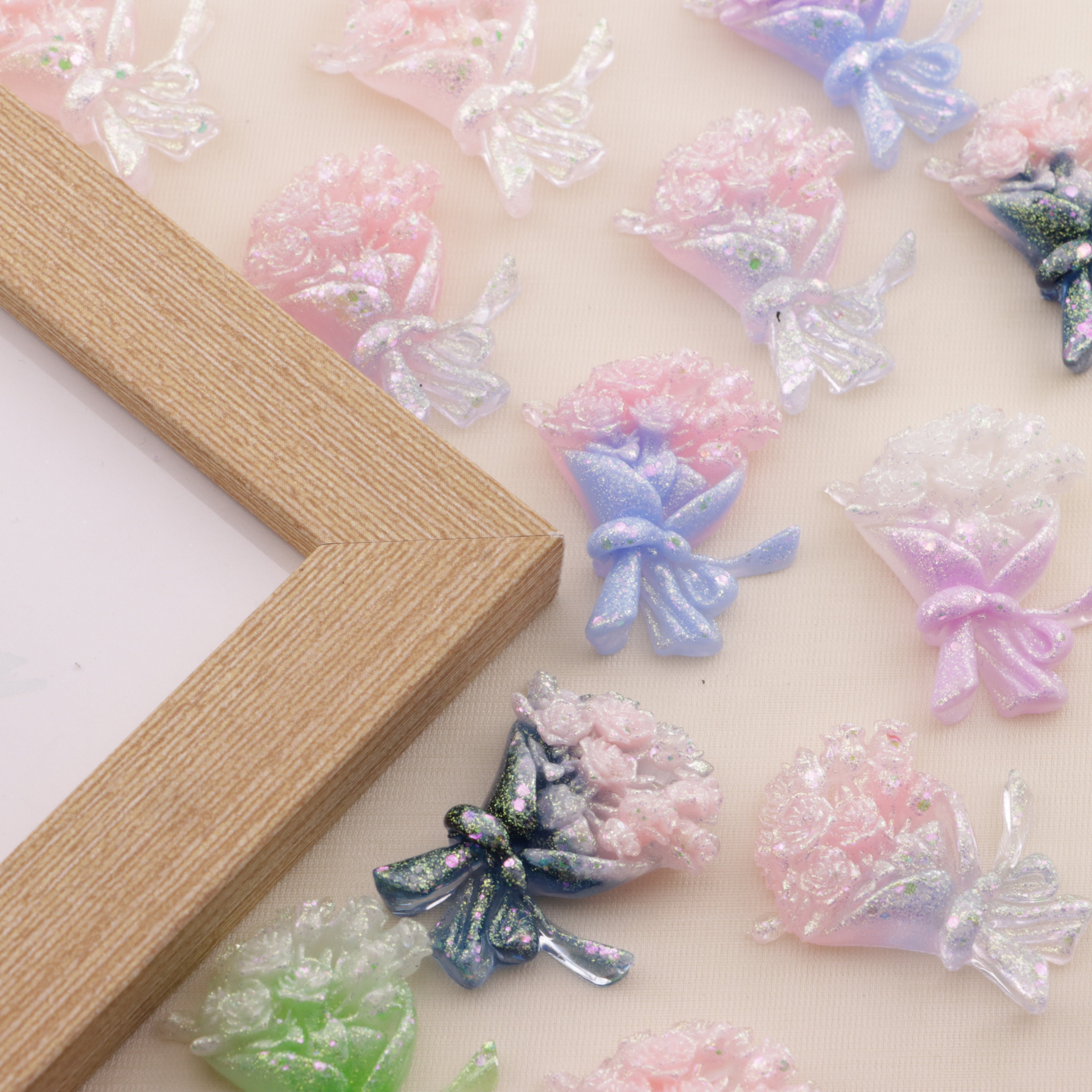 FS6571- 22*30Mm Luminous Bouquet Charms Zoe's DIY Shop