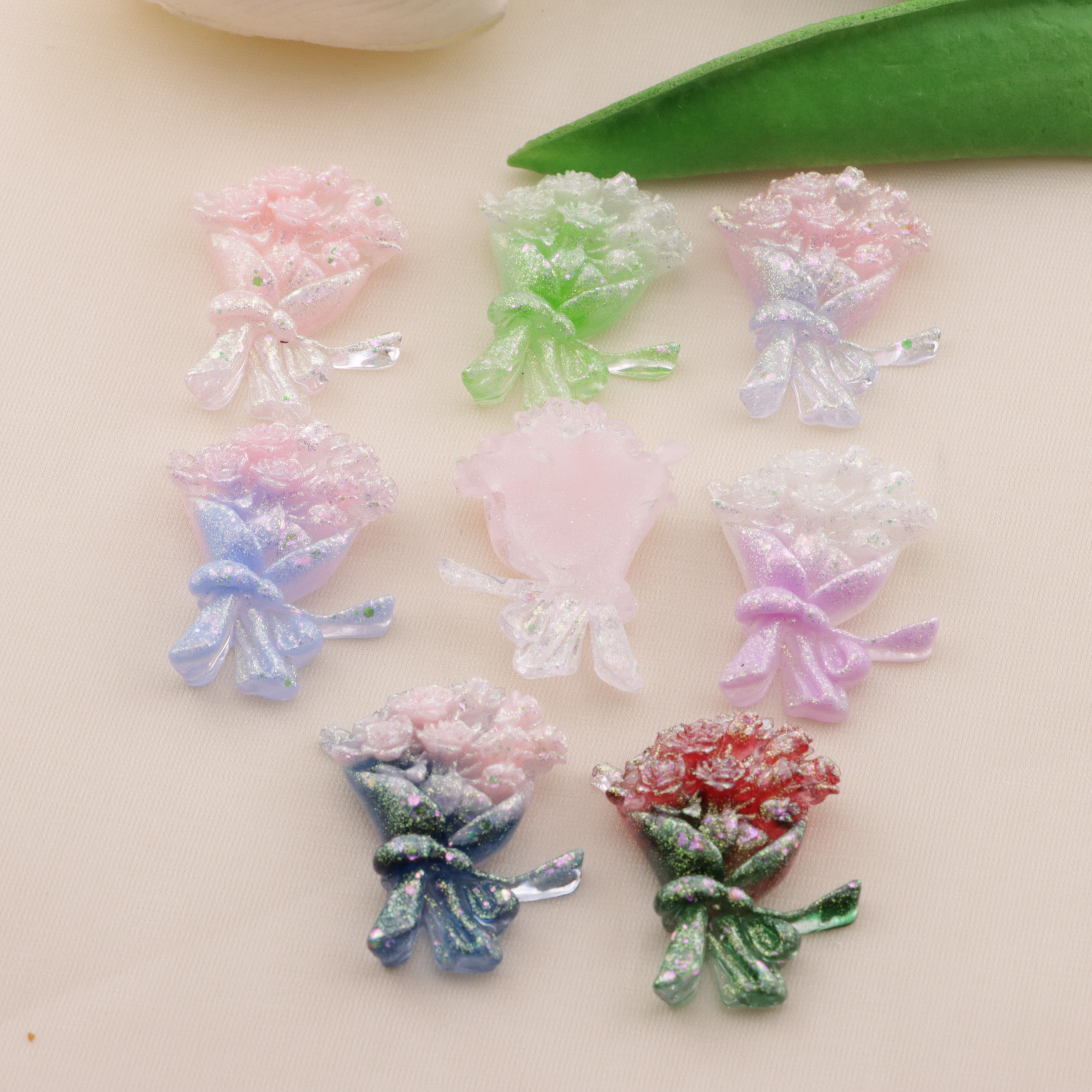 FS6571- 22*30Mm Luminous Bouquet Charms Zoe's DIY Shop