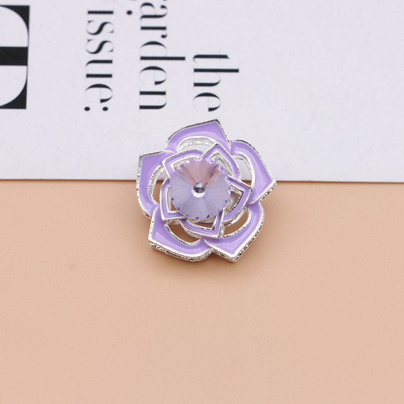 FS5014- 20Mm Rose Alloy Beads (Pen Can Pass Through)