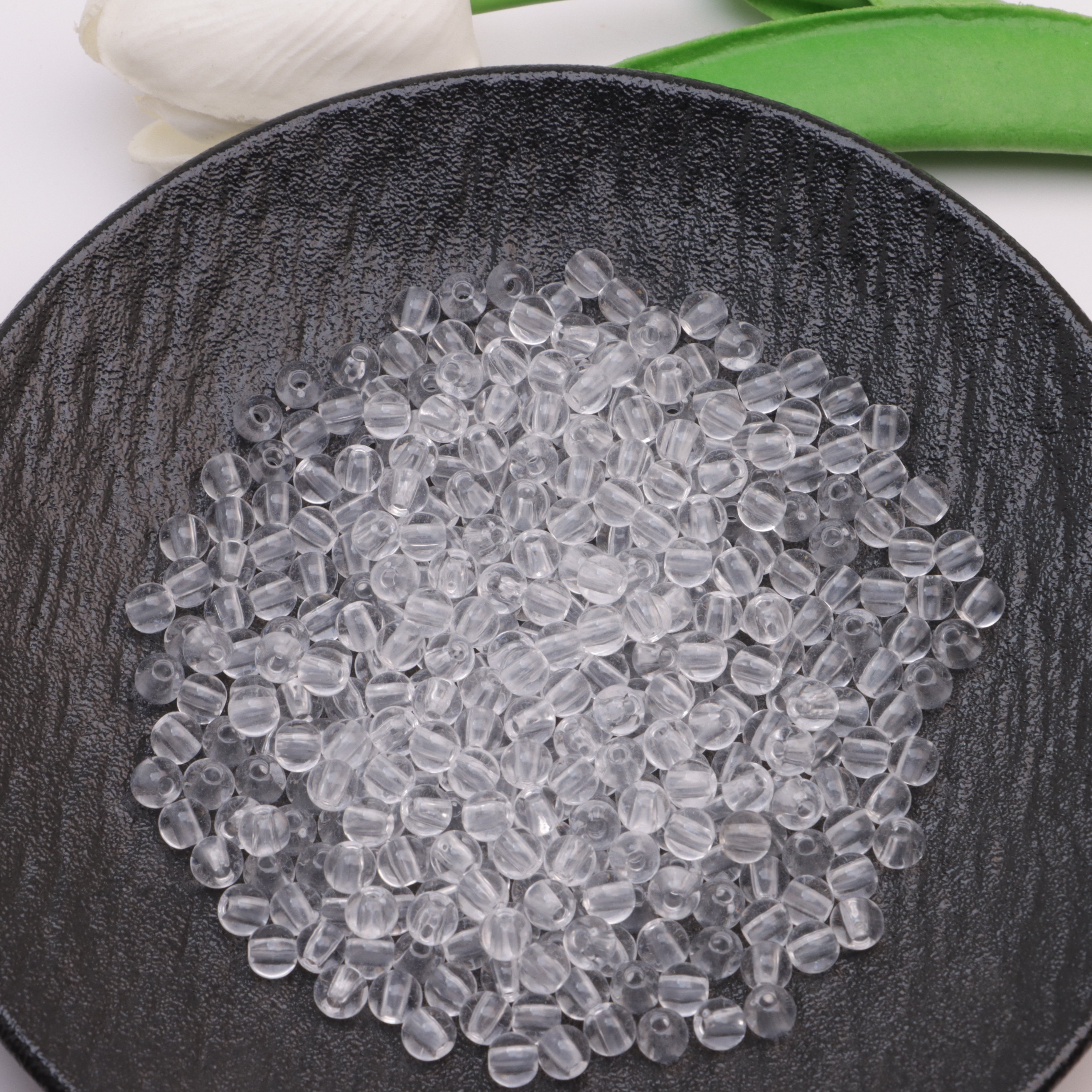 FS5629- 6mm Acrylic Transparent Beads (Require Pen Rotation)